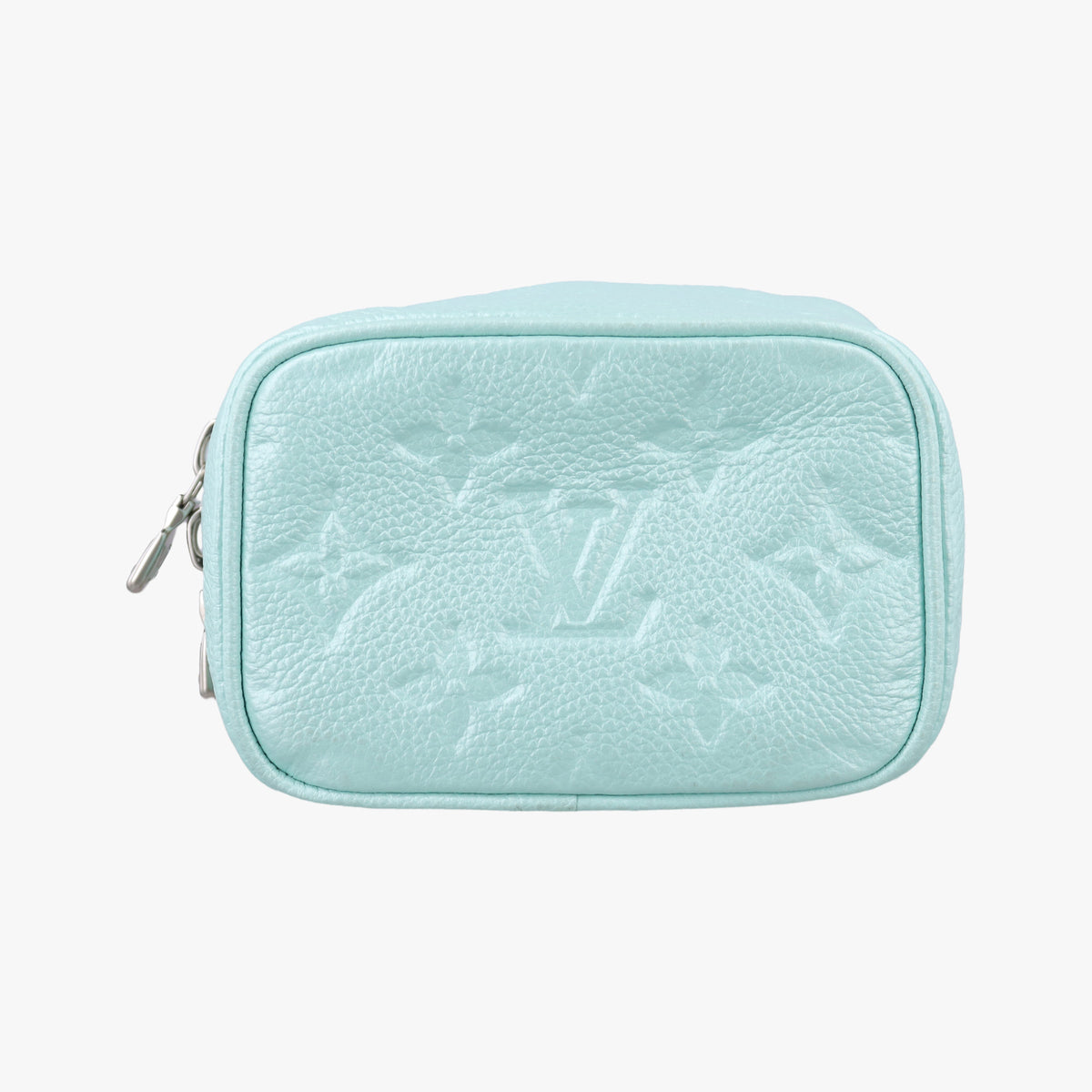 Pre-owned Louis Vuitton Micro Vanity pearlescent blue Monogram Empreinte M82193 shoulderbag | stylenewstar