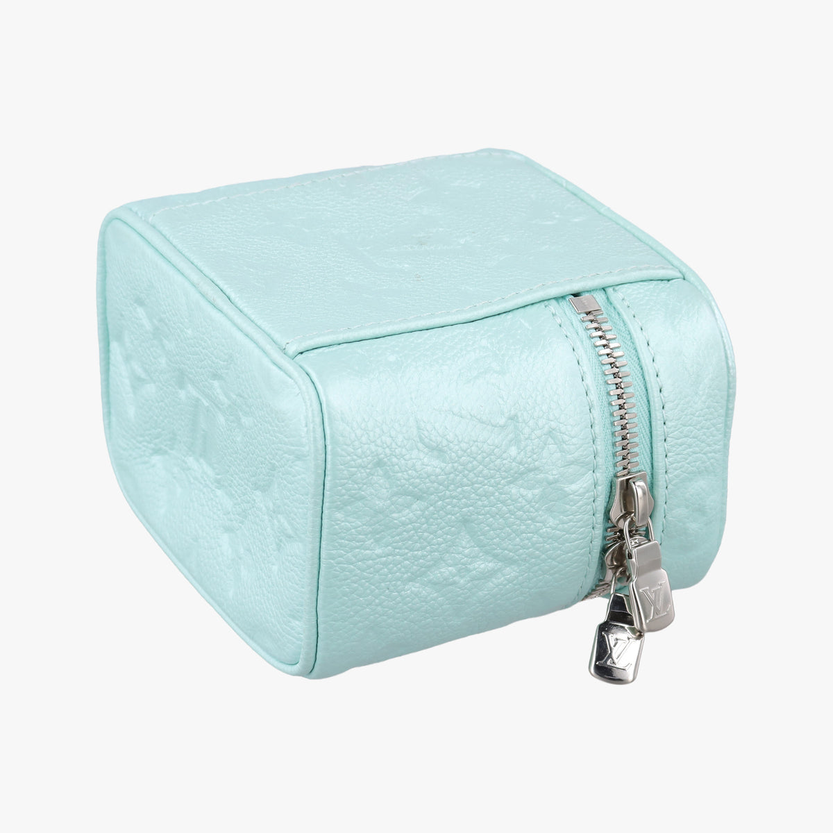 Pre-owned Louis Vuitton Micro Vanity pearlescent blue Monogram Empreinte M82193 shoulderbag | stylenewstar