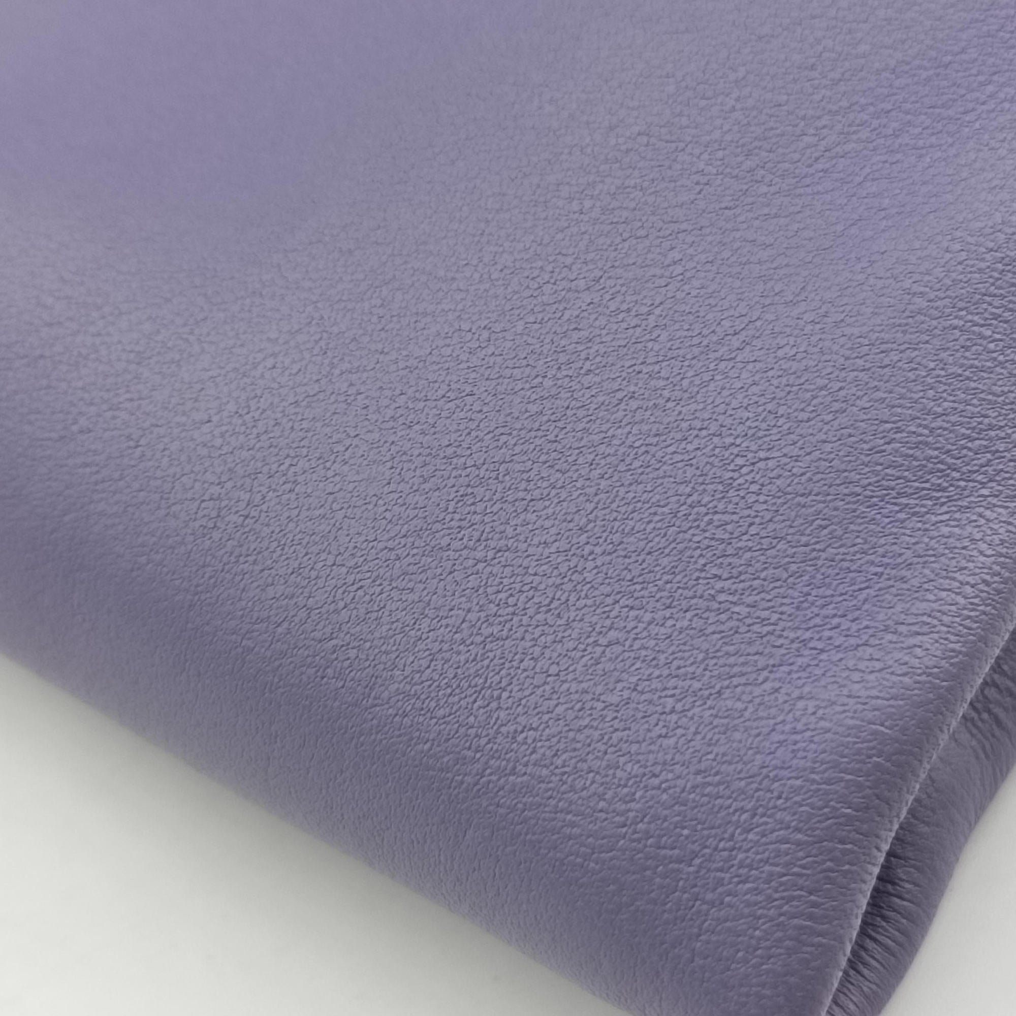 Pre-owned Bottega Veneta The TWIST Purple lambskin  clutchbag | stylenewstar