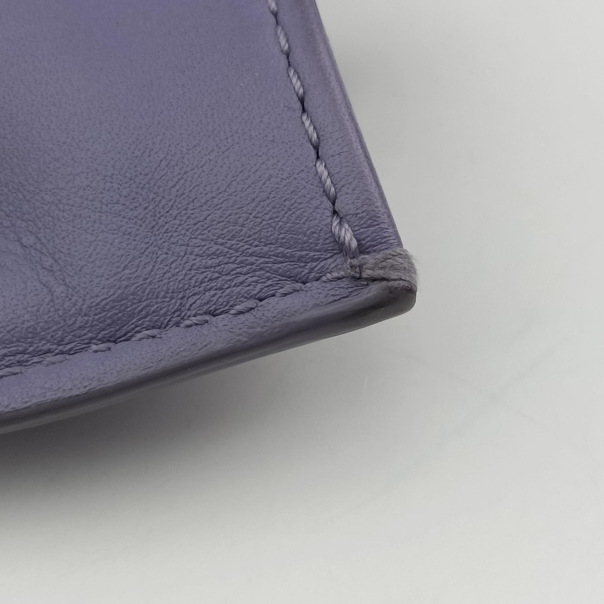 Pre-owned Bottega Veneta The TWIST Purple lambskin  clutchbag | stylenewstar