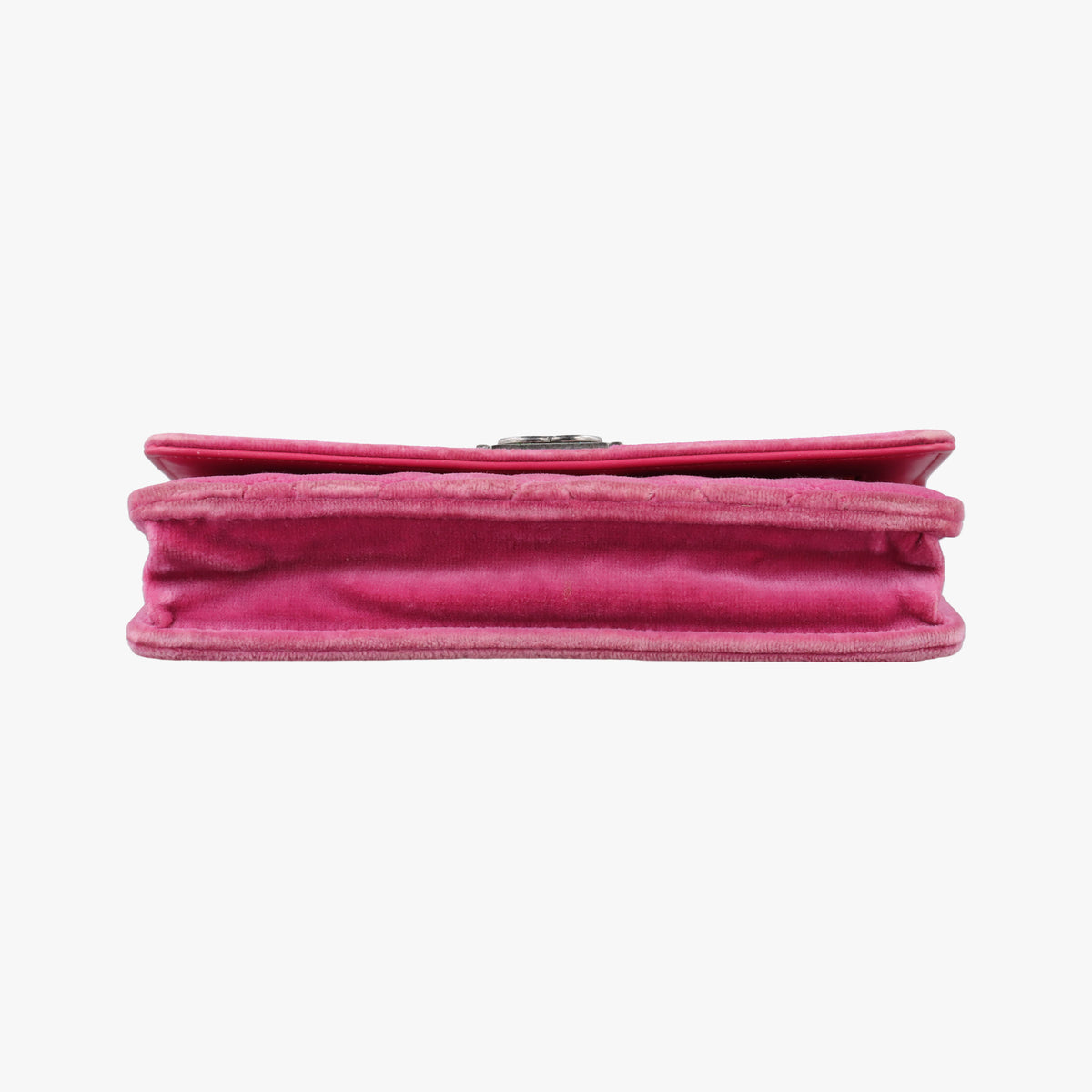 Secondhand Chanel BOY CHANEL Chain Wallet Rose velour A68911 shoulderbag | stylenewstar