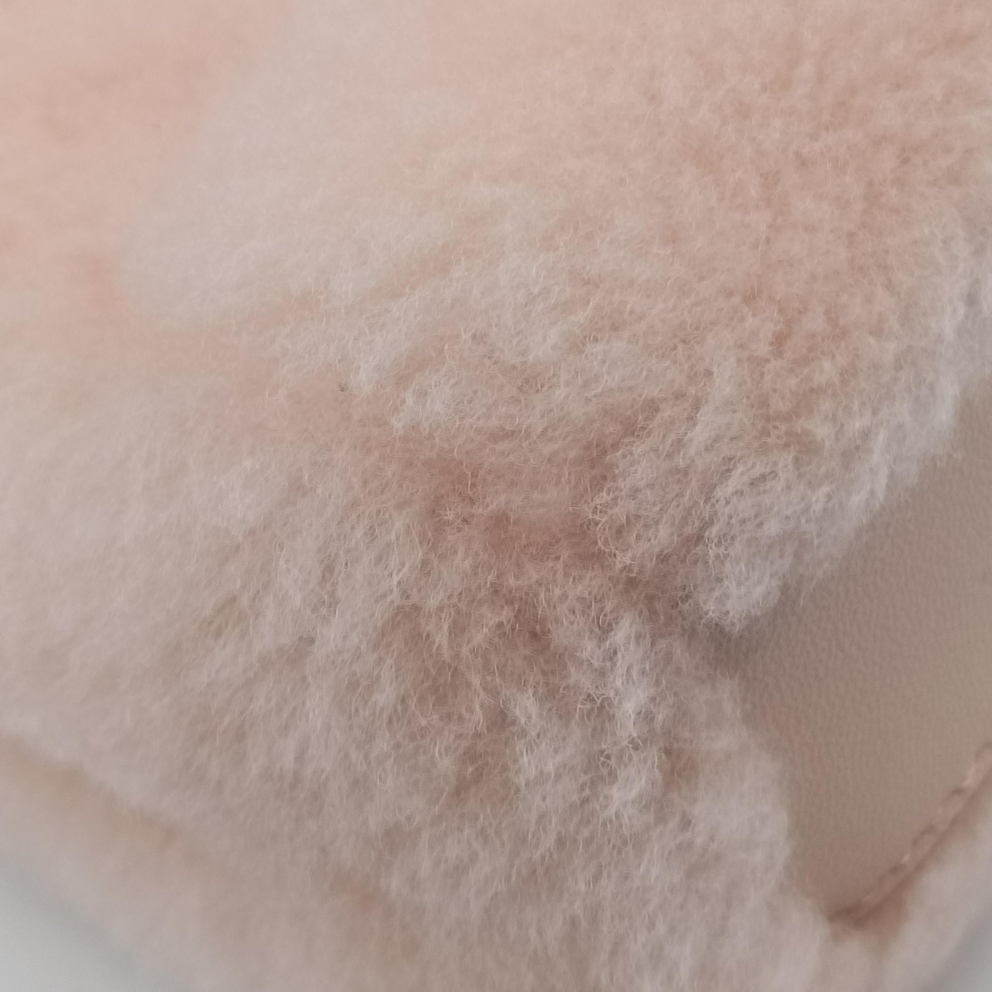 Pre-owned Fendi Micro Peekaboo Pink Leather × Pile 8M0355 shoulderbag | stylenewstar