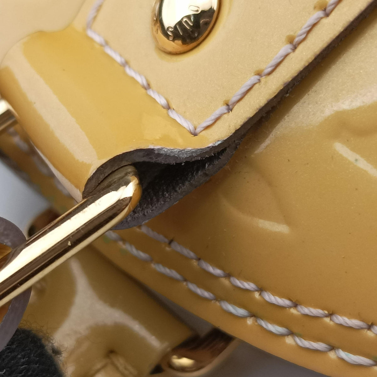 Pre-owned Louis Vuitton Alma BB Rose Velours Vernis M91752 handbag | stylenewstar