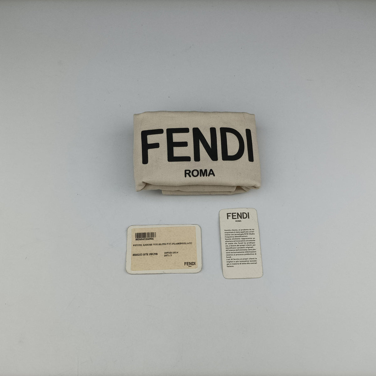 Vintage Fendi Petite 2 JOURS Blue Leather 8BH253 shoulderbag | stylenewstar