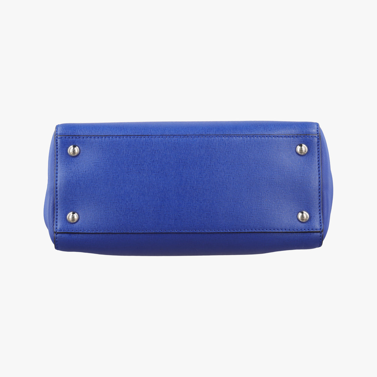 Vintage Fendi Petite 2 JOURS Blue Leather 8BH253 shoulderbag | stylenewstar