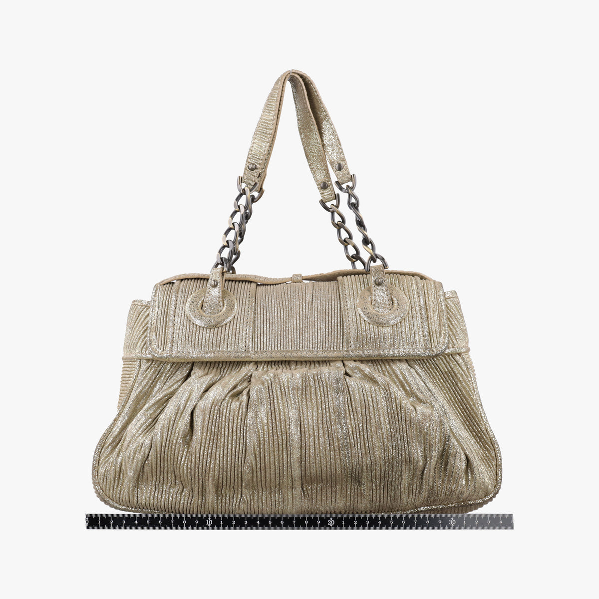 Pre-owned Fendi B Bag Golden Leather 8BN165 handbag | stylenewstar