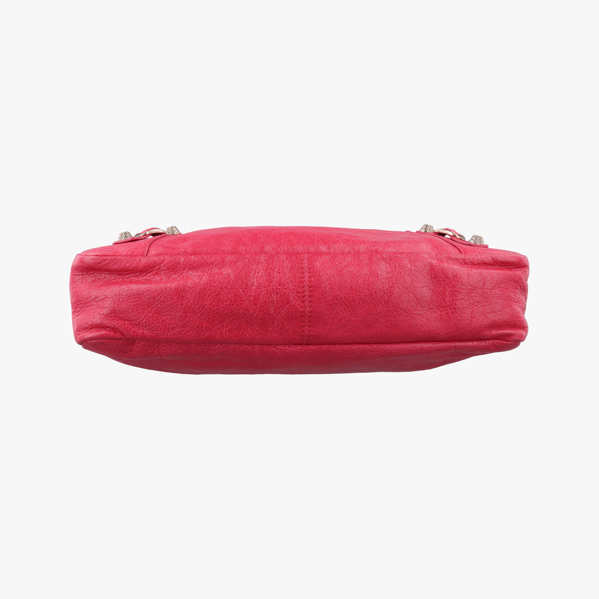 Vintage Balenciaga Electric Perforated Motorcycle City Red lambskin  shoulderbag | stylenewstar