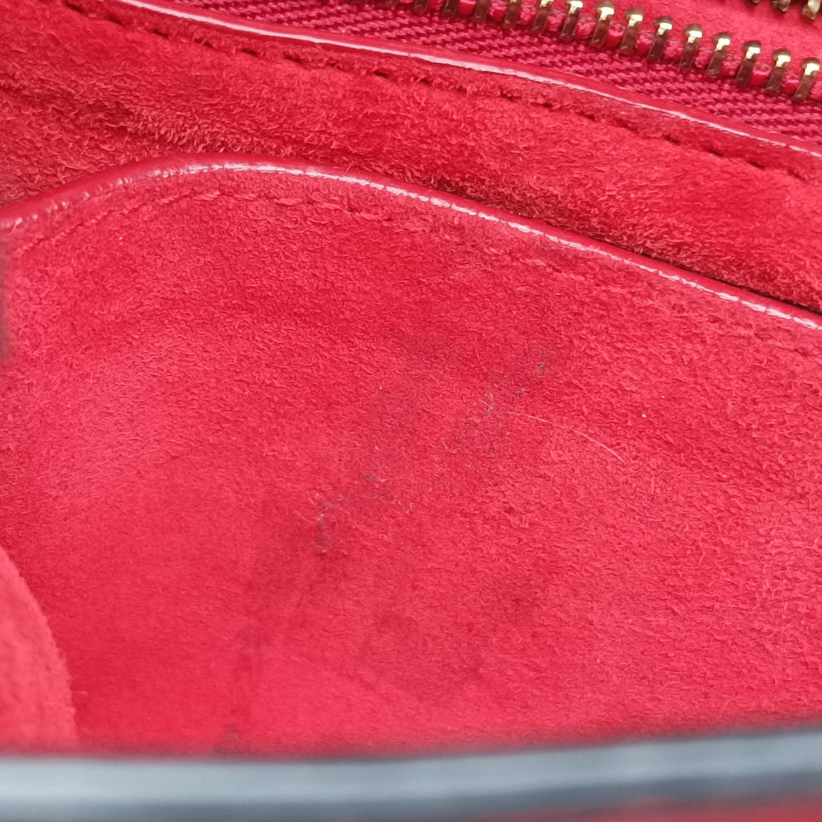 Pre-owned Christian Dior Lady Dior Red Leather  shoulderbag | stylenewstar