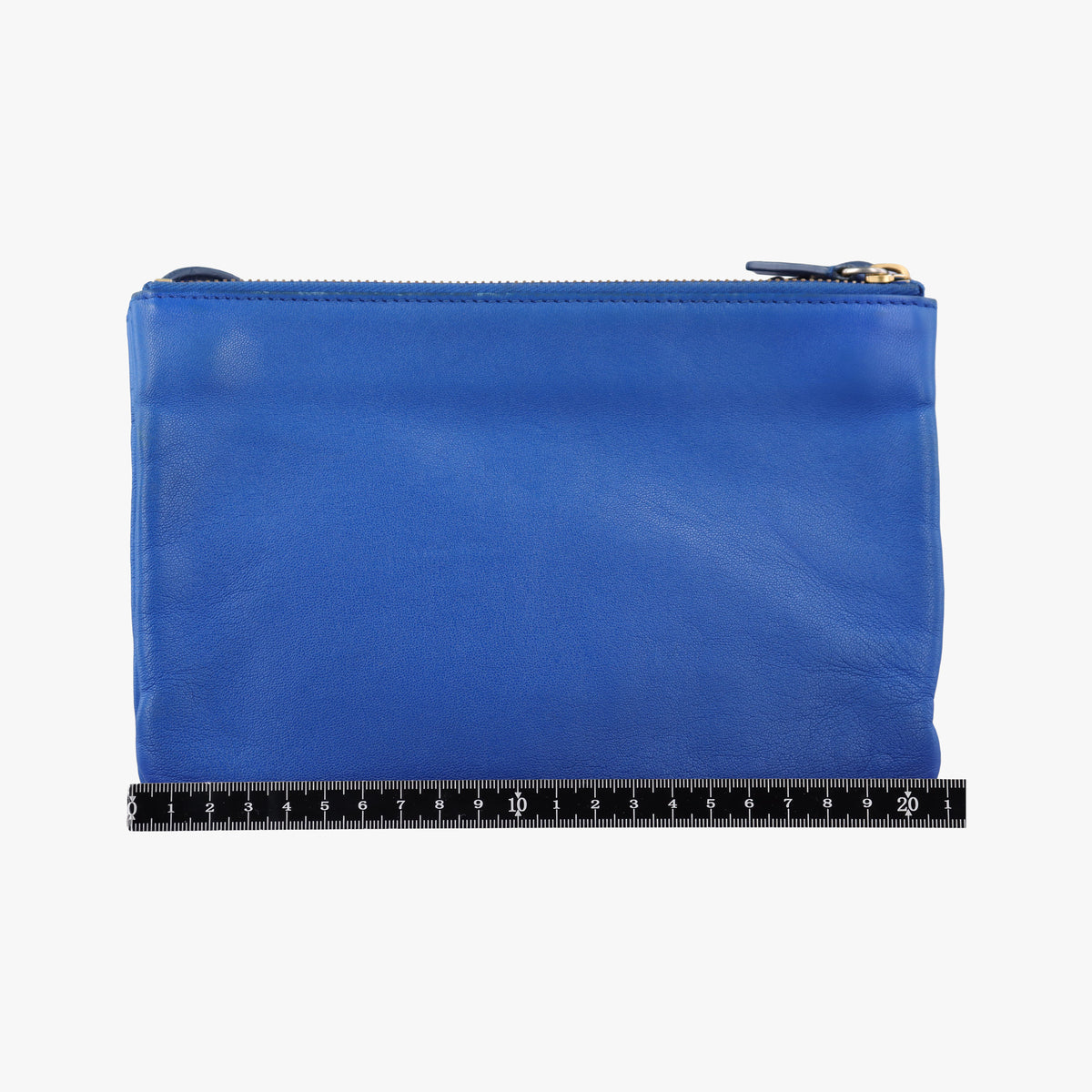 Pre-owned Celine TRIO Blue Leather  shoulderbag | stylenewstar
