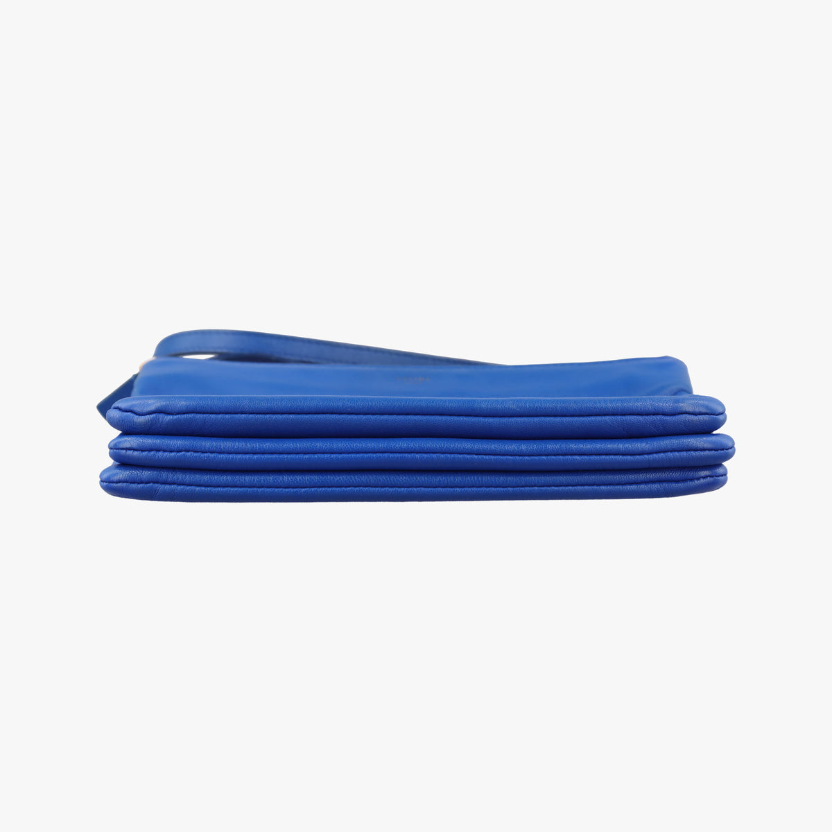 Pre-owned Celine TRIO Blue Leather  shoulderbag | stylenewstar
