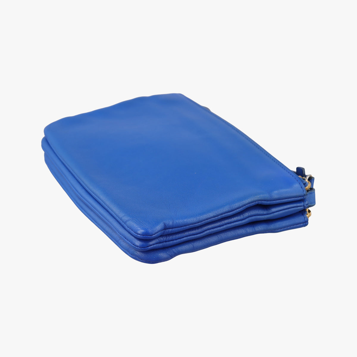 Pre-owned Celine TRIO Blue Leather  shoulderbag | stylenewstar