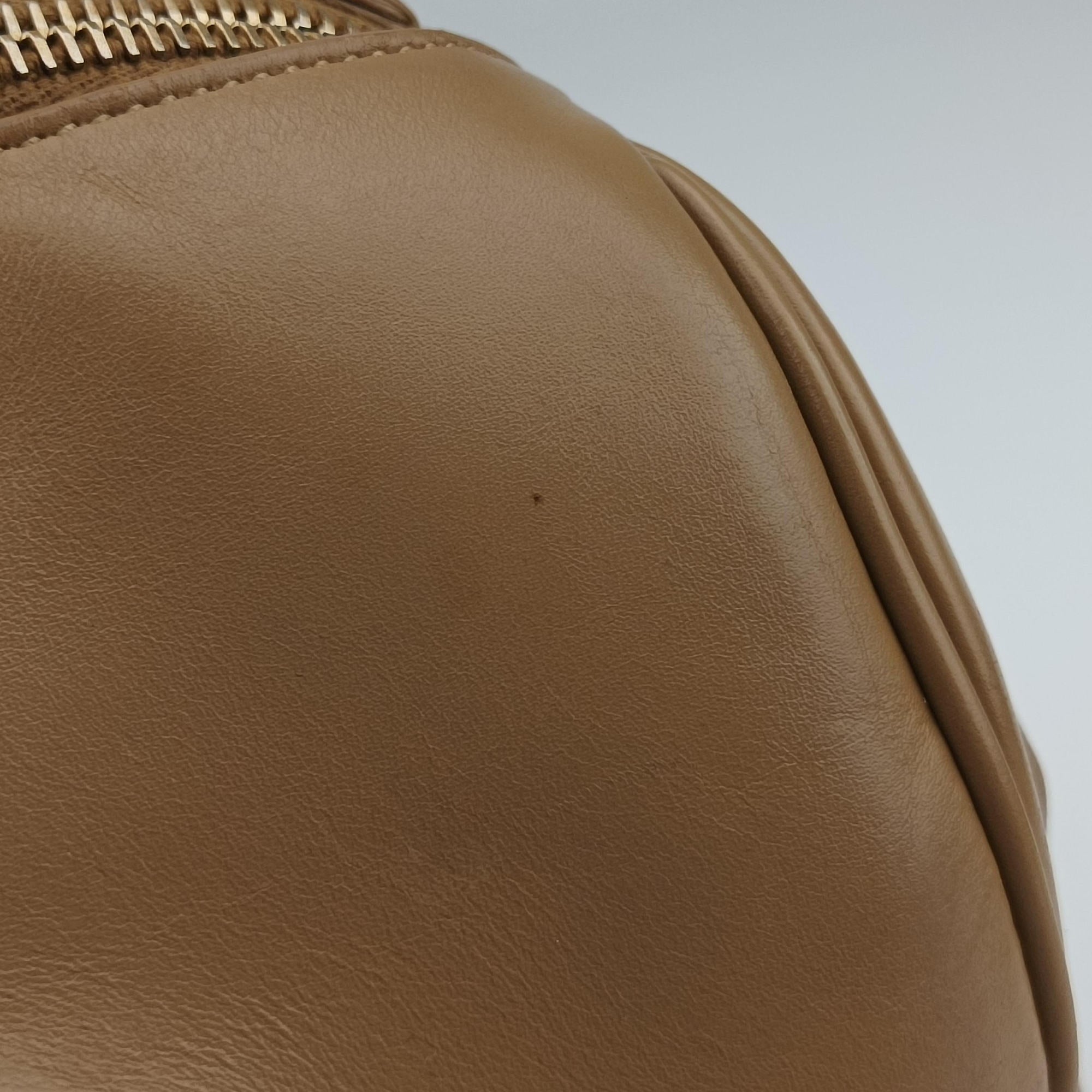 Vintage Yves Saint Laurent CLASSIC DUFFEL6 Black × Khaki Leather 322049 shoulderbag | stylenewstar