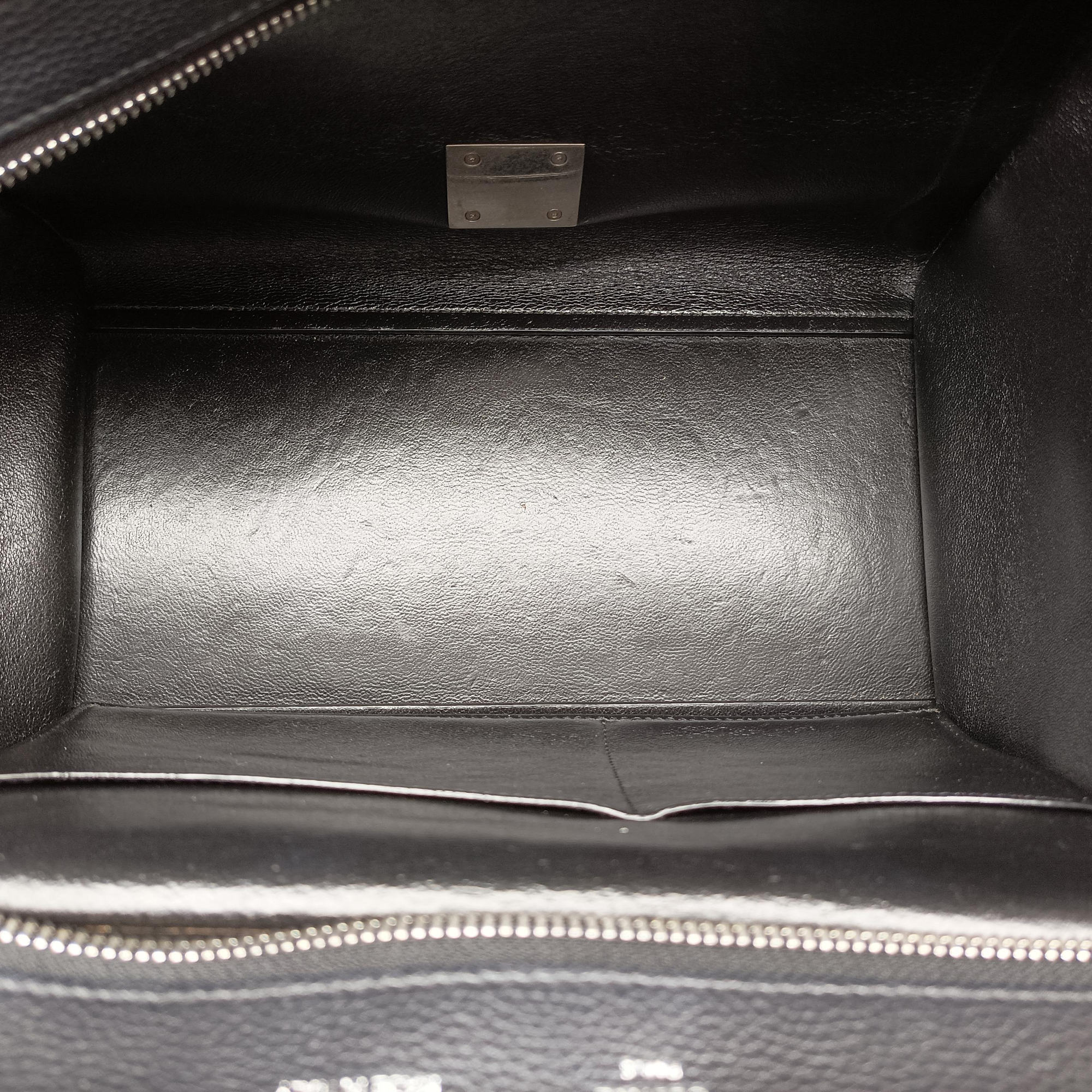 Pre-owned Celine Trapeze Blue×Black×Beige leather  shoulderbag | stylenewstar