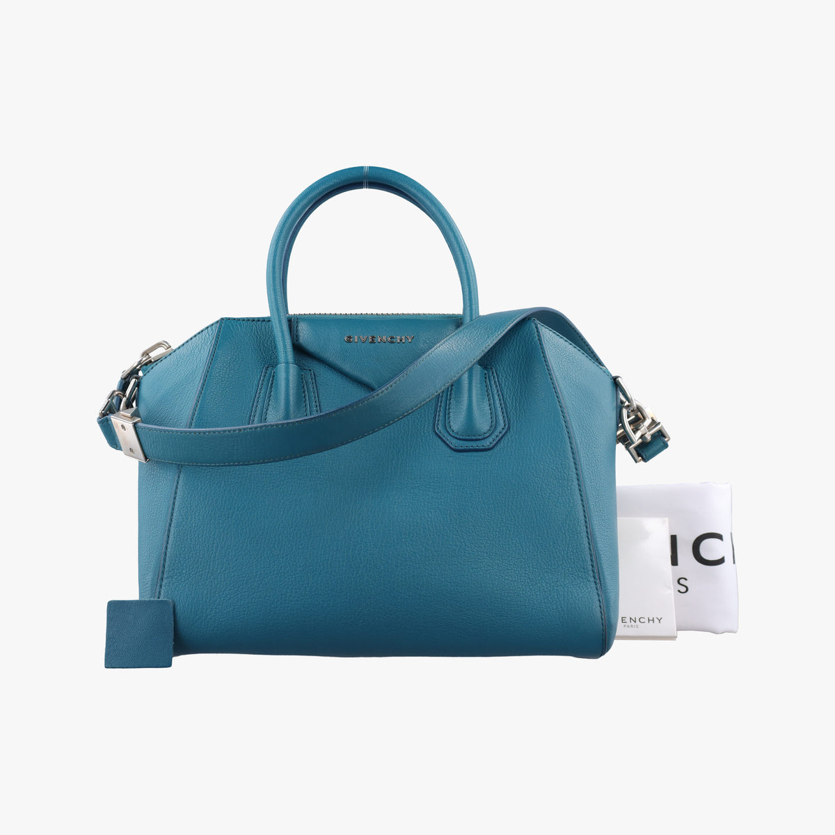 Secondhand Givenchy Antigona Blue leather  shoulderbag | stylenewstar