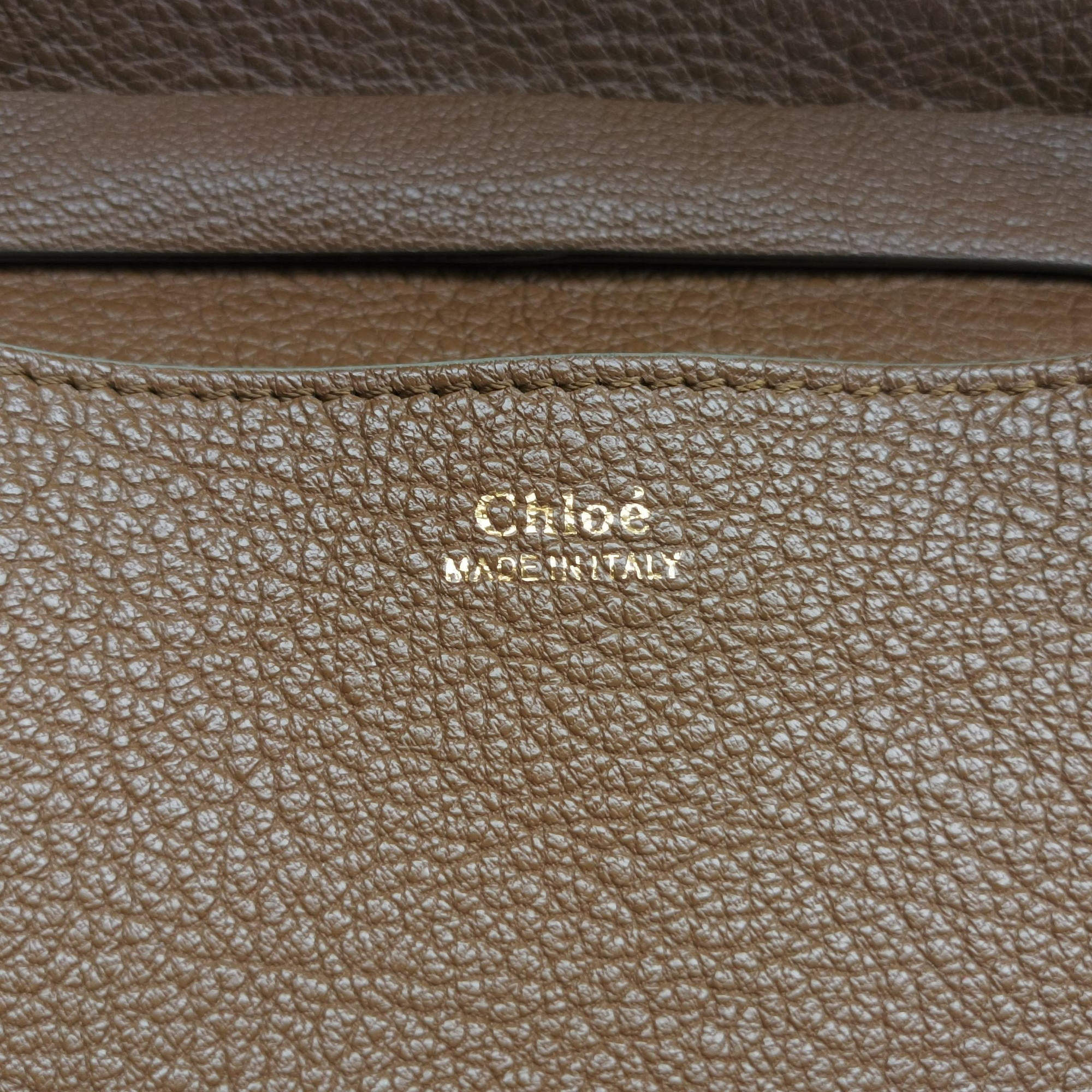Pre-owned Chloe DREW Brown Leather  shoulderbag | stylenewstar