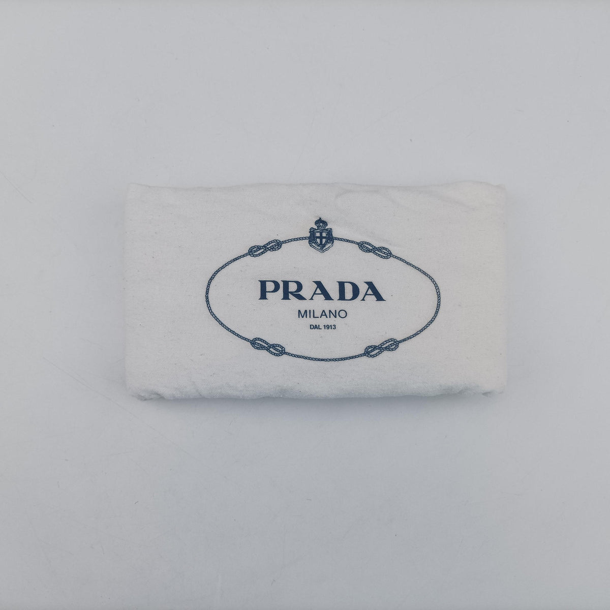 Pre-owned Prada Leopard print Blue×Black ponyhair×nylon 1BD009 shoulderbag | stylenewstar