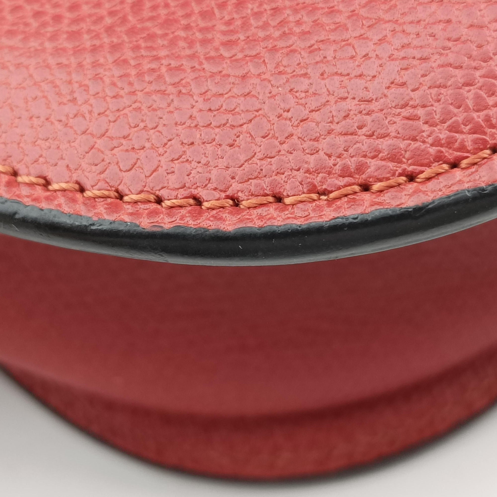 Pre-owned Valextra Iside Terracotta Soft Calfskin Leather  shoulderbag | stylenewstar