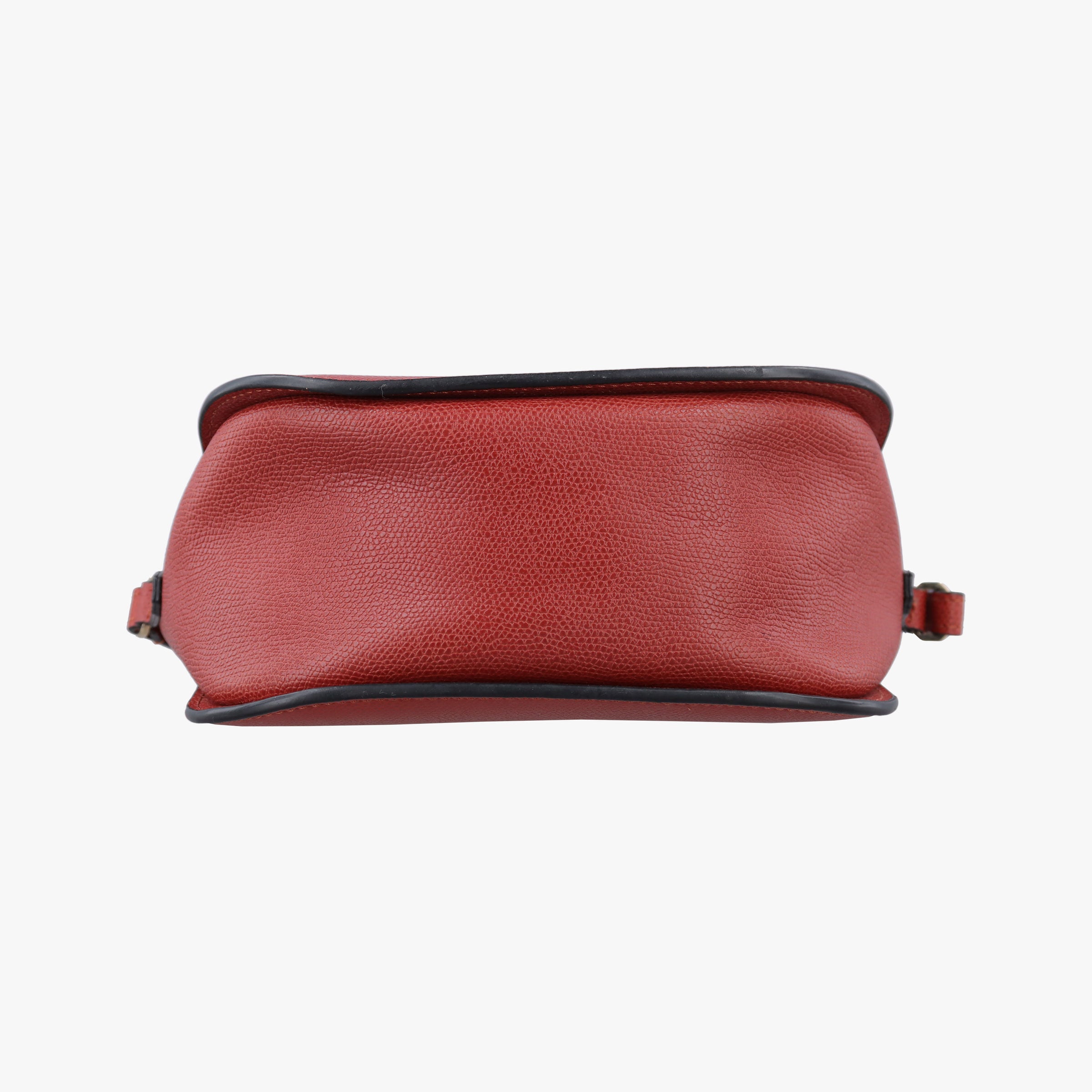 Pre-owned Valextra Iside Terracotta Soft Calfskin Leather  shoulderbag | stylenewstar