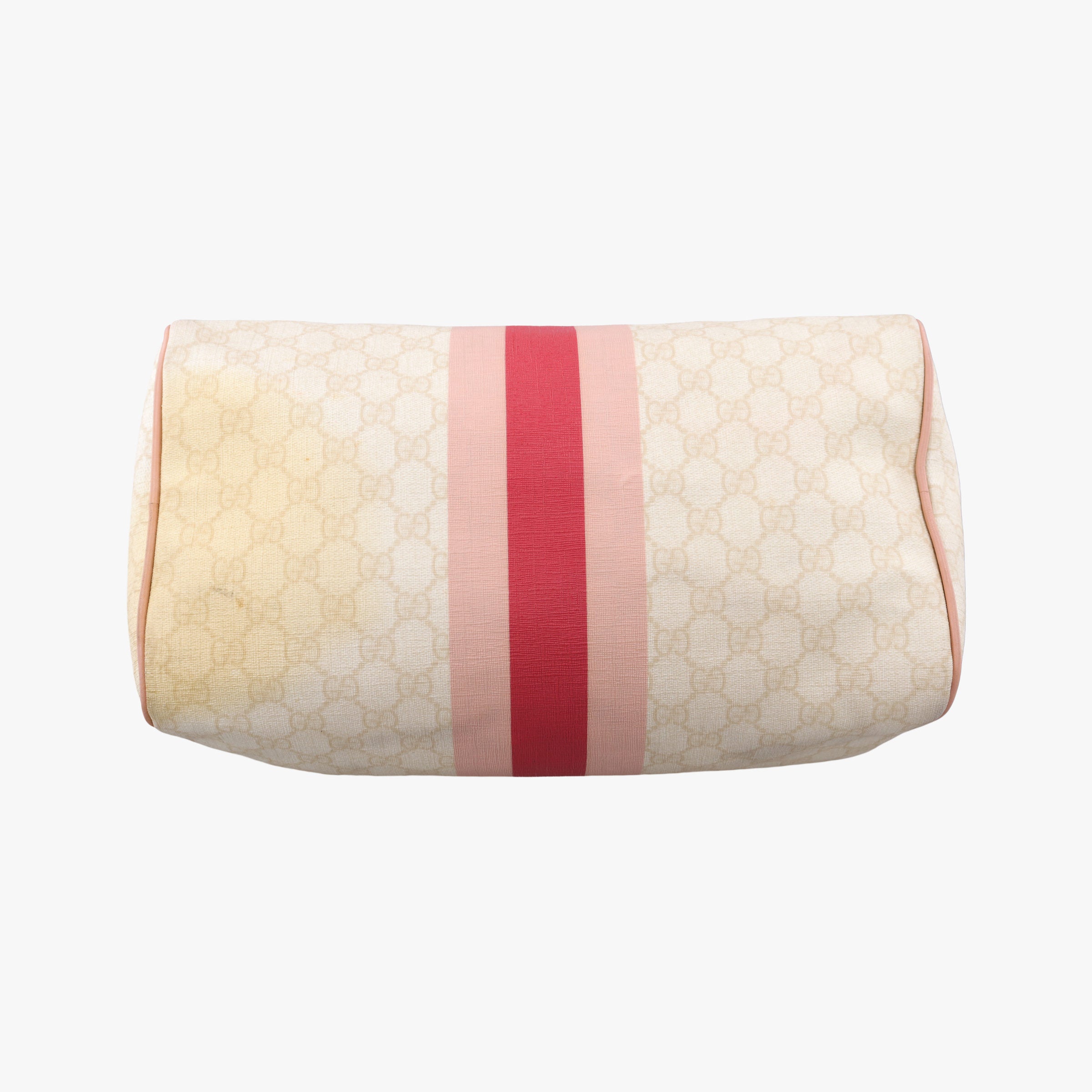 Vintage Gucci UNICEF Joy White×Pink PVC coated canvas×Leather 189895 handbag | stylenewstar