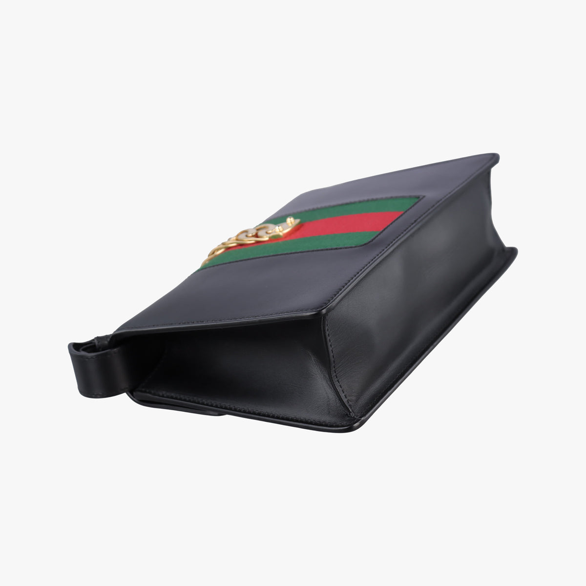Vintage Gucci Sylvie Black×green×red Leather 421882 shoulderbag | stylenewstar