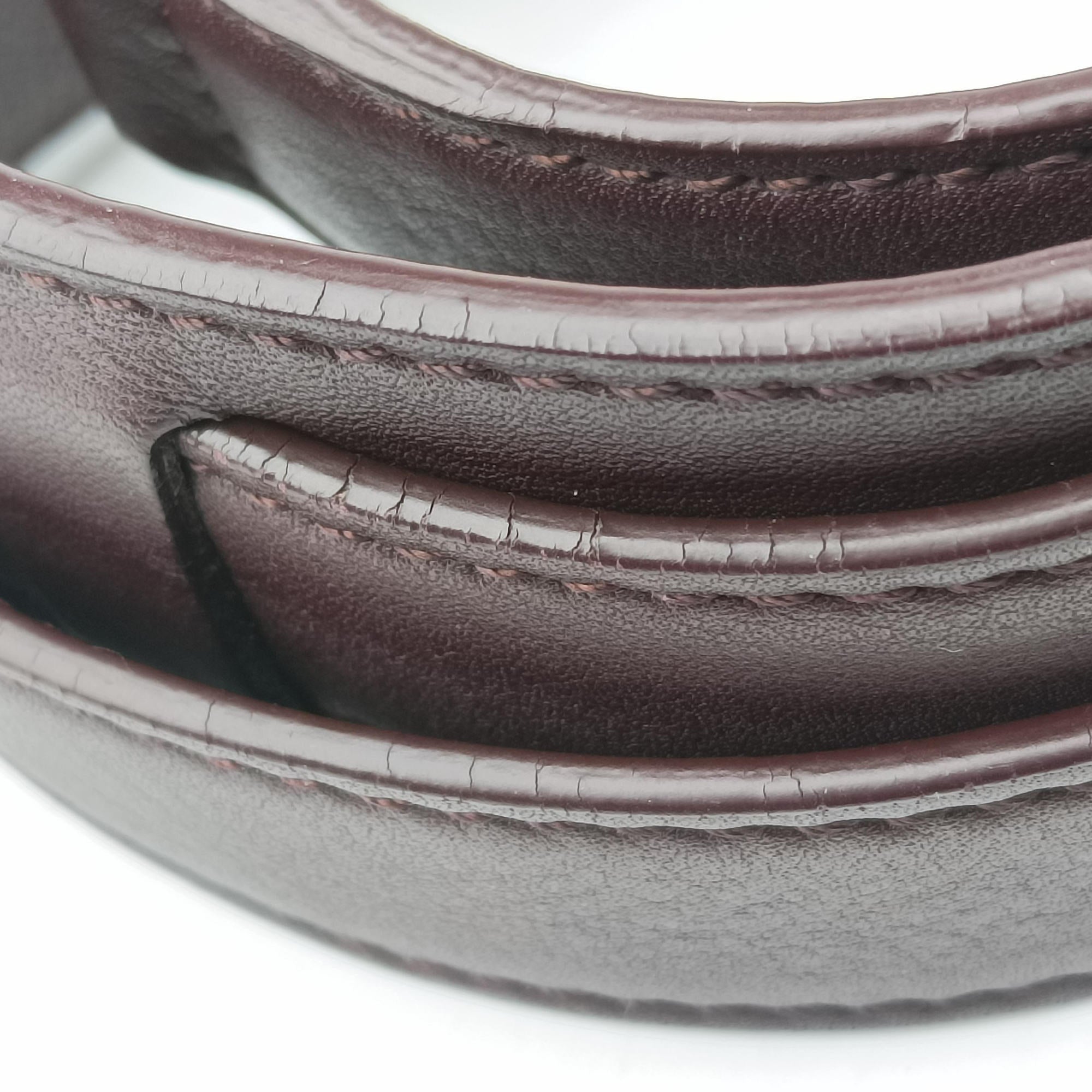 Secondhand Celine Trapeze Bordeaux×Black×Brown Suede × leather  shoulderbag | stylenewstar