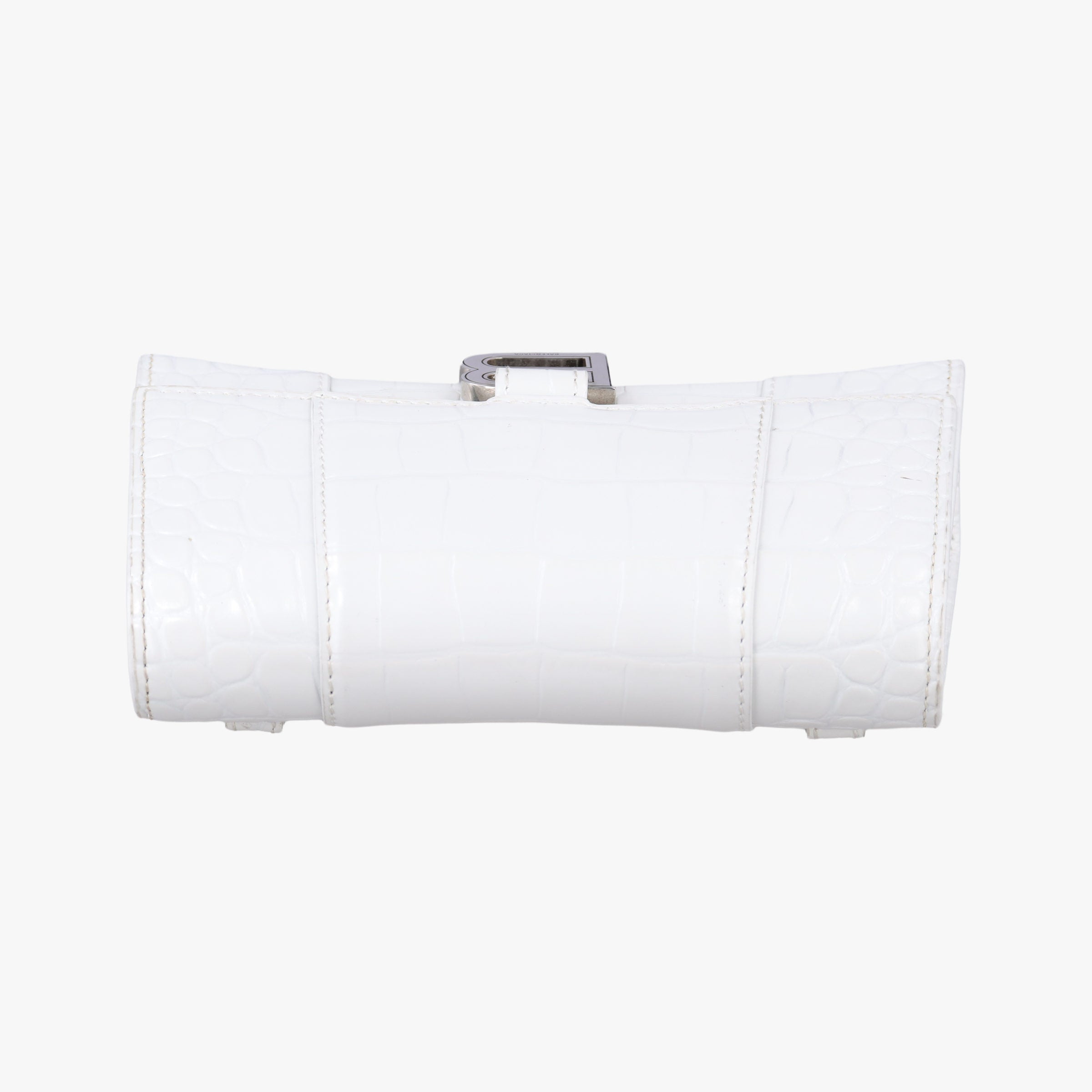 Pre-owned Balenciaga Hourglass White leather  shoulderbag | stylenewstar