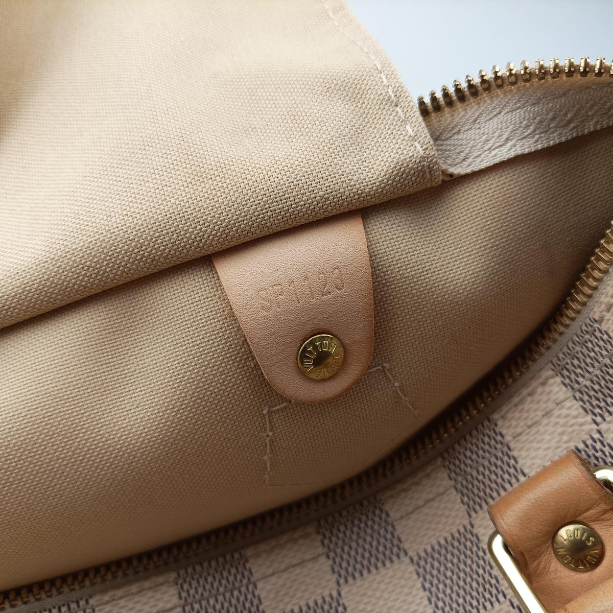 Secondhand Louis Vuitton Speedy 30 AZUR Damier Canvas N41533 shoulderbag | stylenewstar