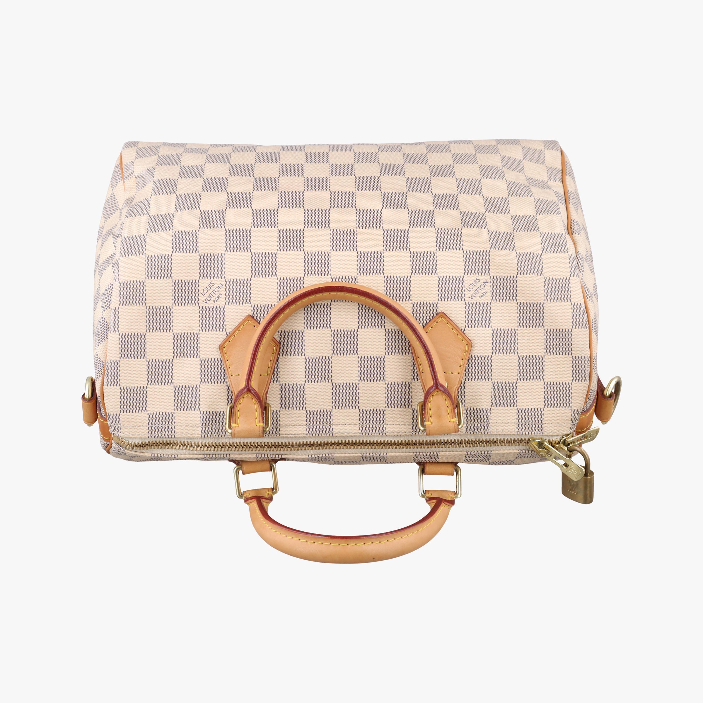 Secondhand Louis Vuitton Speedy 30 AZUR Damier Canvas N41533 shoulderbag | stylenewstar