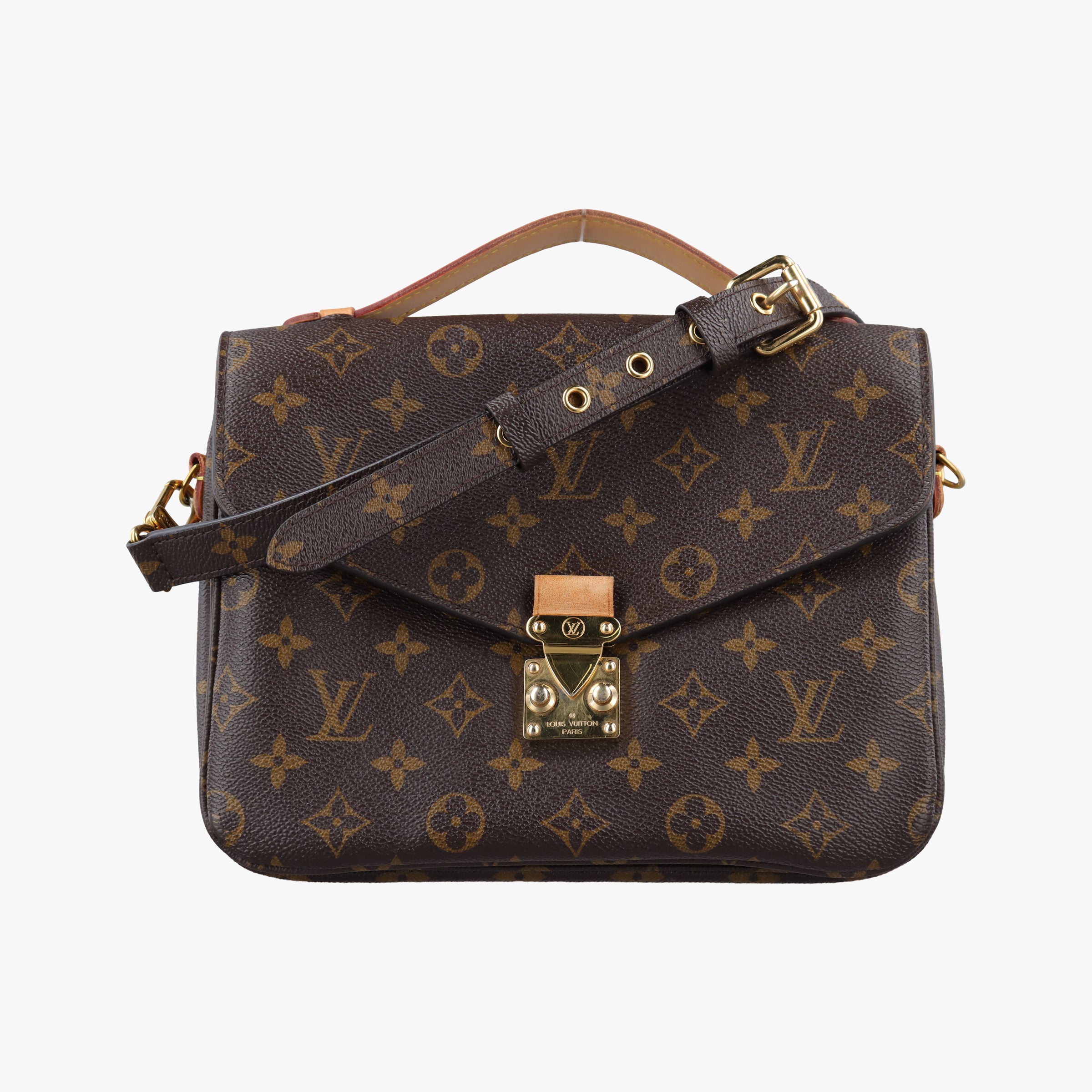 Pre-owned Louis Vuitton Pochette Metis MM Brown Monogram Canvas M44875 shoulderbag | stylenewstar