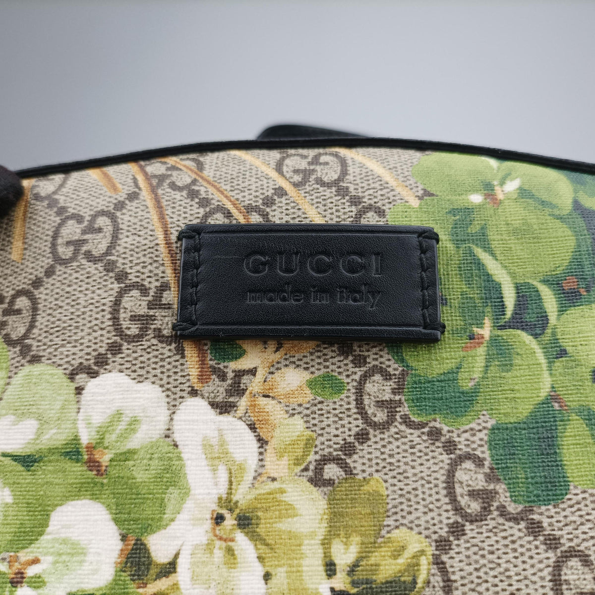 Pre-owned Gucci GG Blooms Beige×Multi PVC coated canvas×Leather 406370 backpack/rucksack | stylenewstar