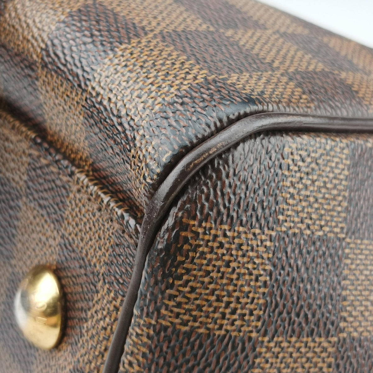 Pre-owned Louis Vuitton TREVI PM EBENE Damier Canvas N51997 shoulderbag | stylenewstar