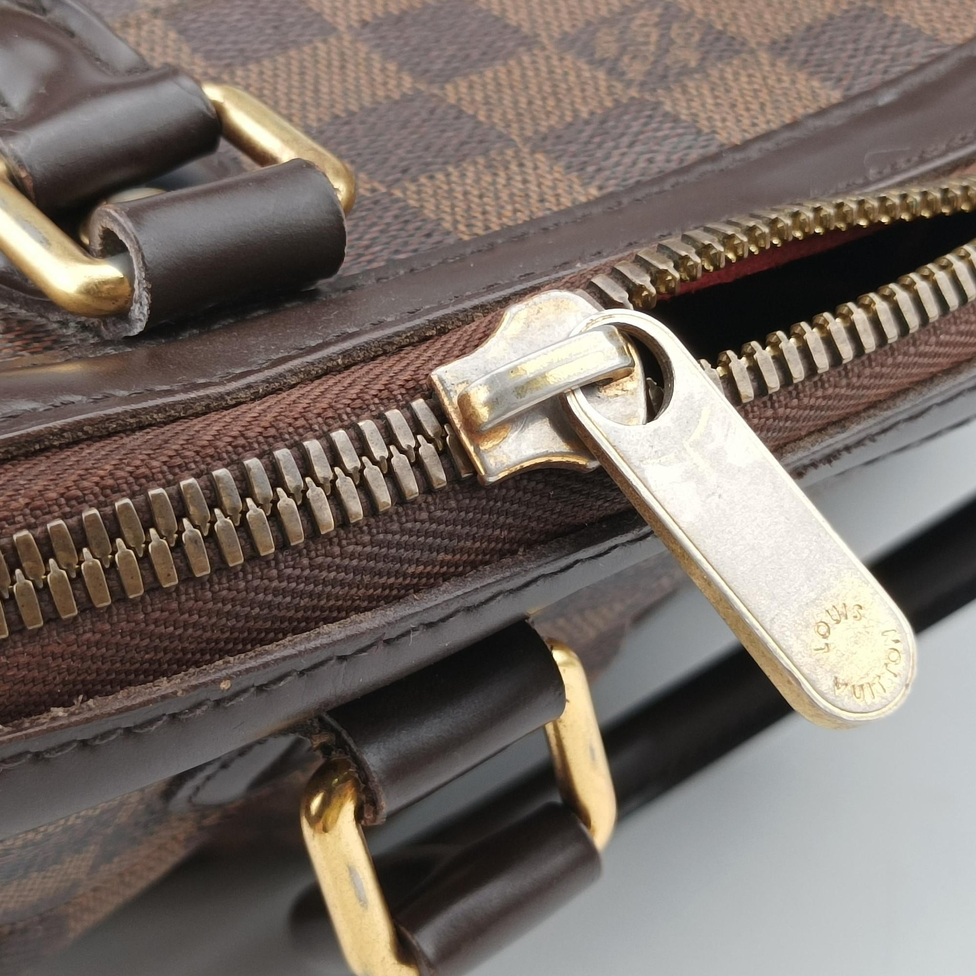 Pre-owned Louis Vuitton TREVI PM EBENE Damier Canvas N51997 shoulderbag | stylenewstar