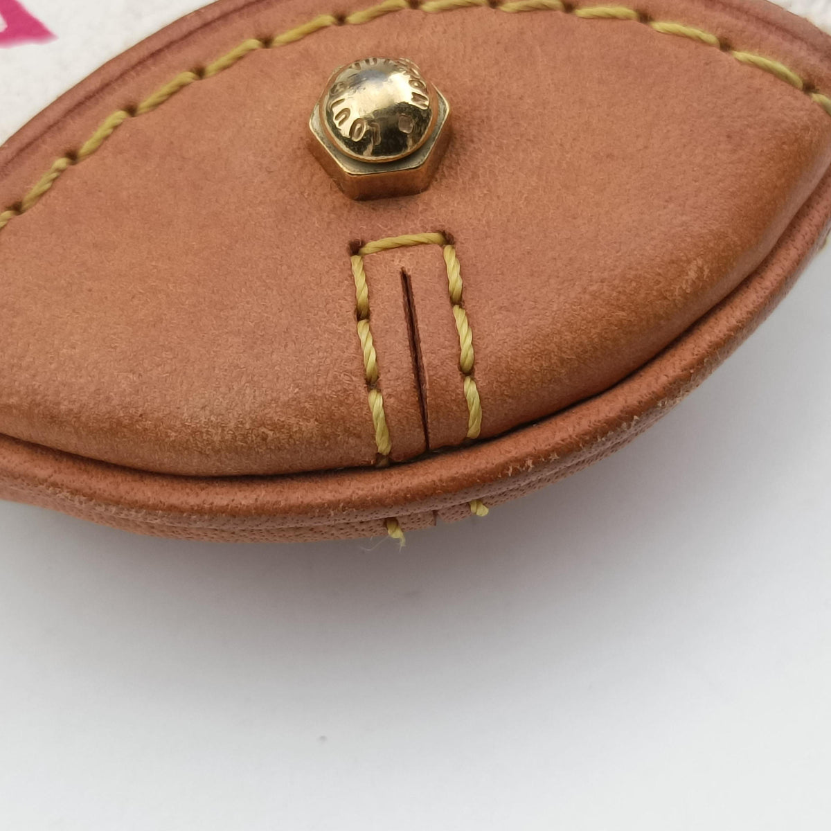 Pre-owned Louis Vuitton Pochette Mira MM Pouch white Monogram Multicolor M60096 handbag | stylenewstar