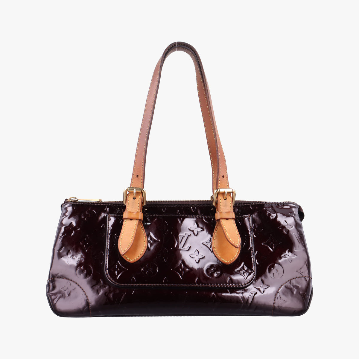 Secondhand Louis Vuitton Rosewood Avenue Amaranth Vernis M93510 shoulderbag | stylenewstar
