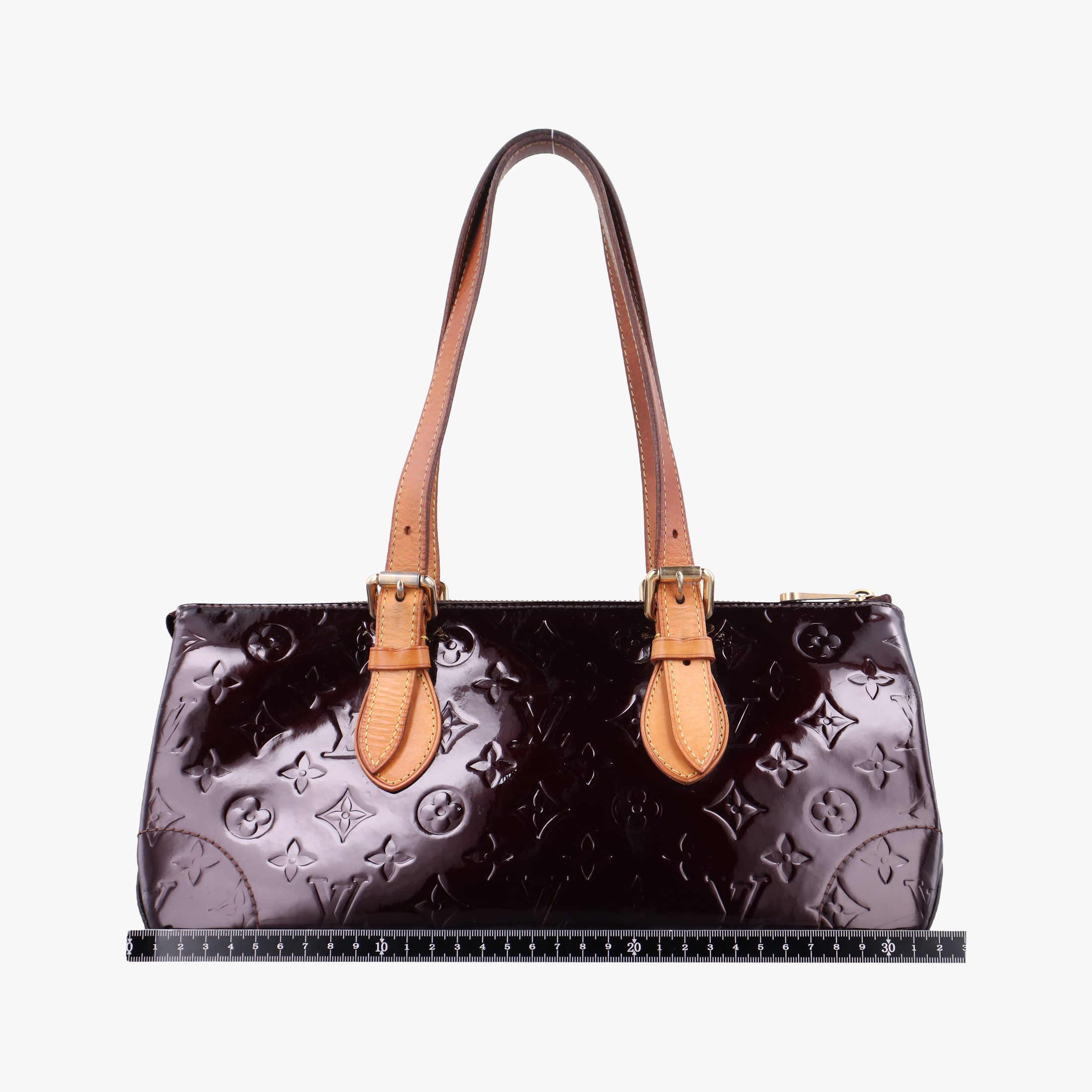 Secondhand Louis Vuitton Rosewood Avenue Amaranth Vernis M93510 shoulderbag | stylenewstar