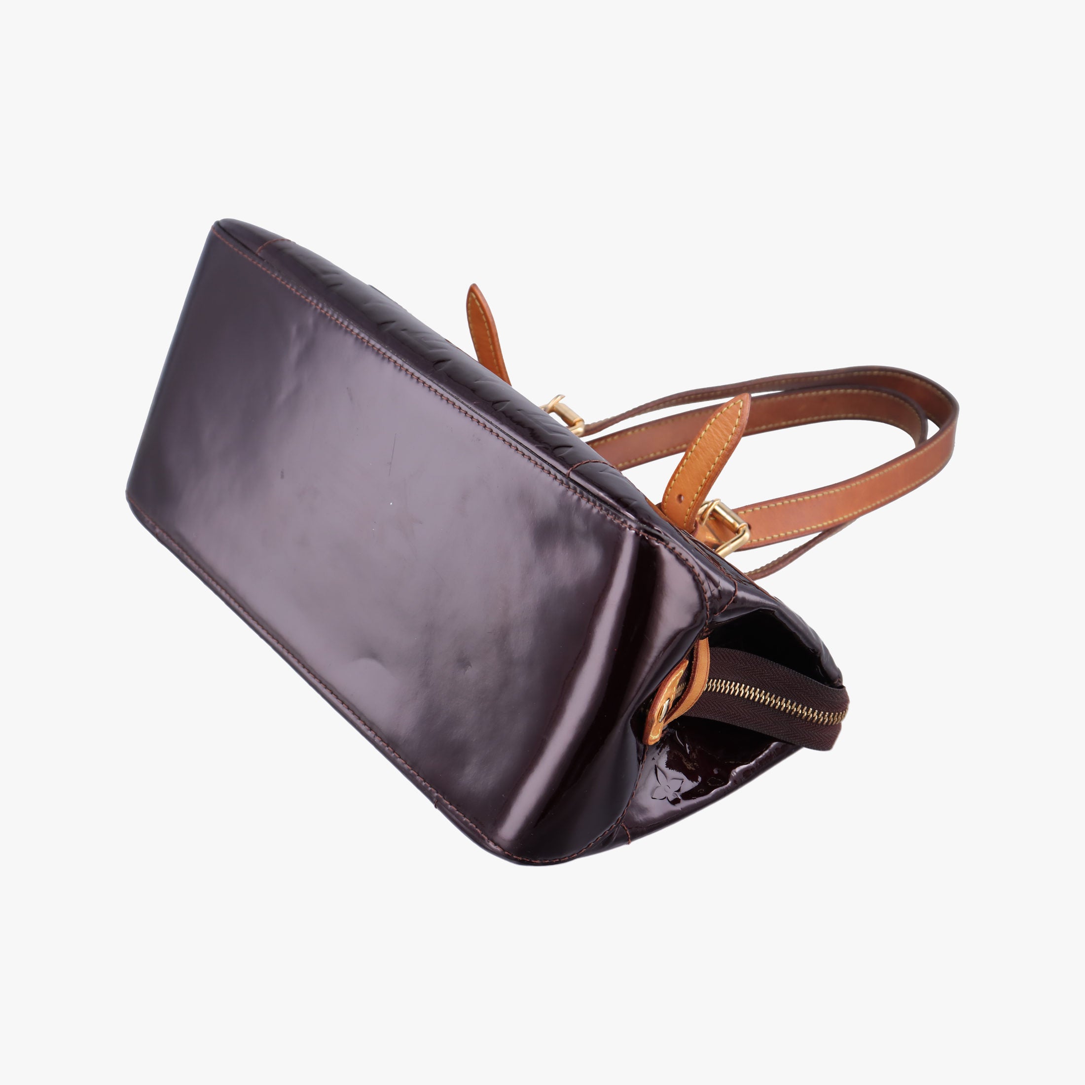 Secondhand Louis Vuitton Rosewood Avenue Amaranth Vernis M93510 shoulderbag | stylenewstar