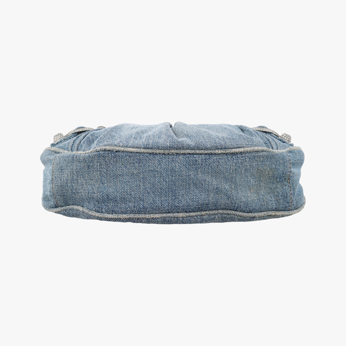 Pre-owned Balenciaga Le Cagole Blue denim  shoulderbag | stylenewstar