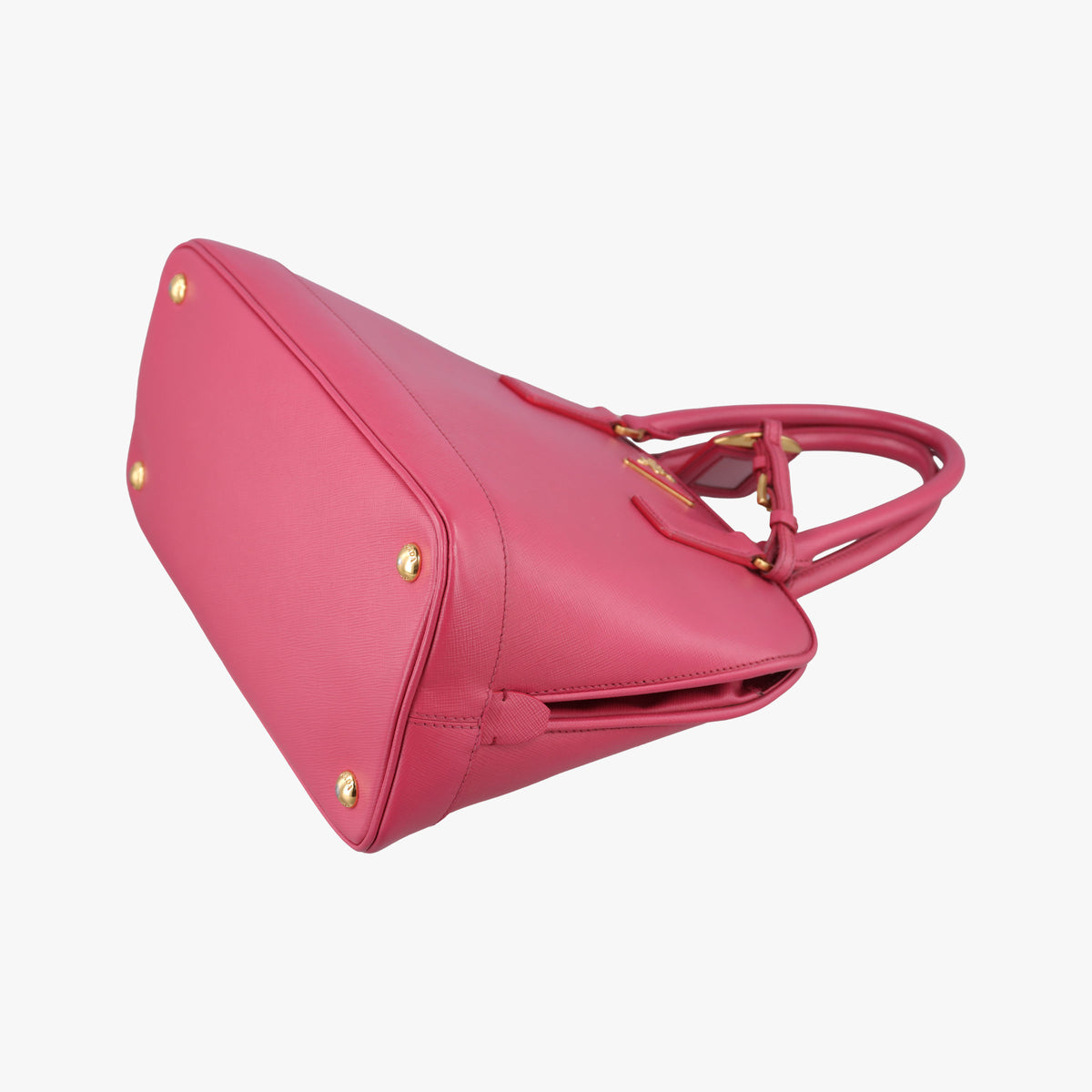 Pre-owned Prada Promenade Pink SAFFIANO Leather BN2558 handbag | stylenewstar