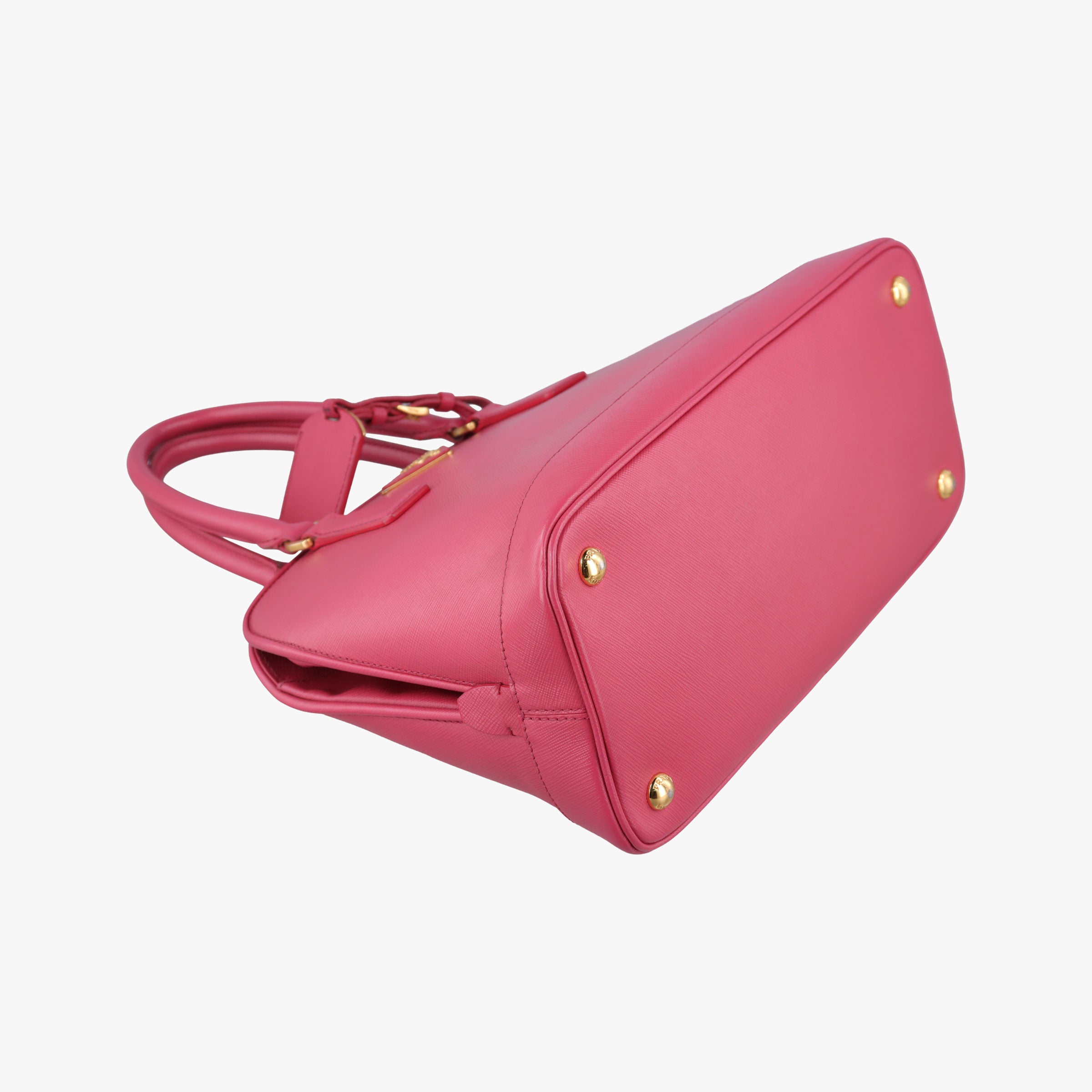 Pre-owned Prada Promenade Pink SAFFIANO Leather BN2558 handbag | stylenewstar