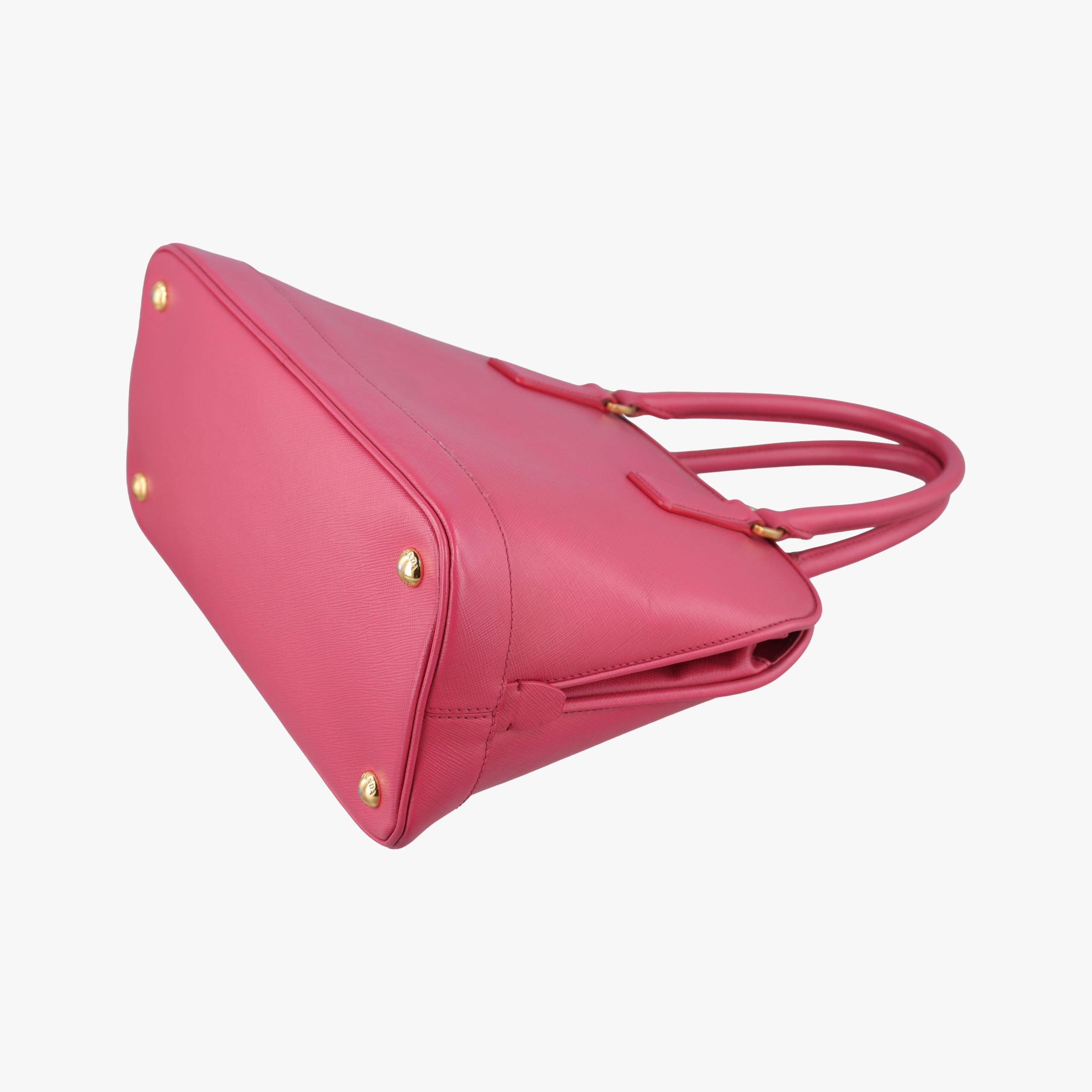 Pre-owned Prada Promenade Pink SAFFIANO Leather BN2558 handbag | stylenewstar