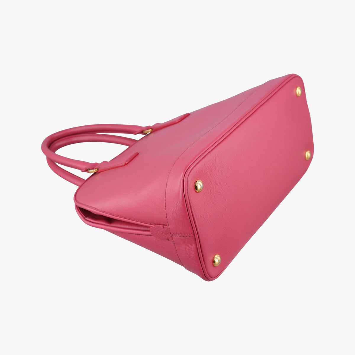 Pre-owned Prada Promenade Pink SAFFIANO Leather BN2558 handbag | stylenewstar