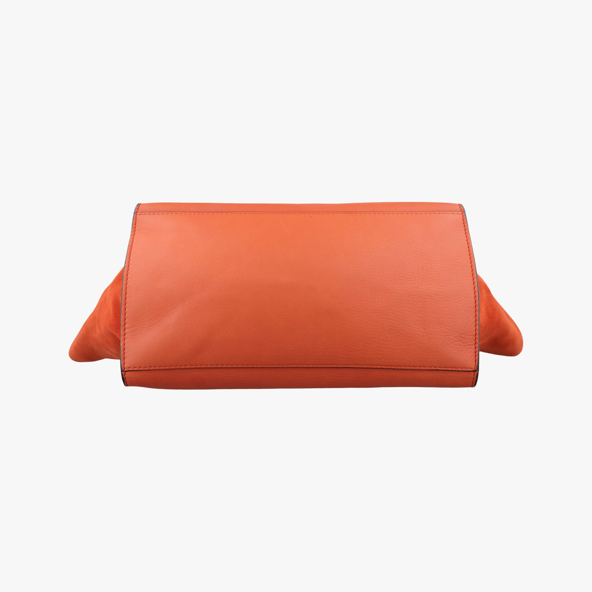 Secondhand Celine Trapeze Small Orange Suede×leather  shoulderbag | stylenewstar