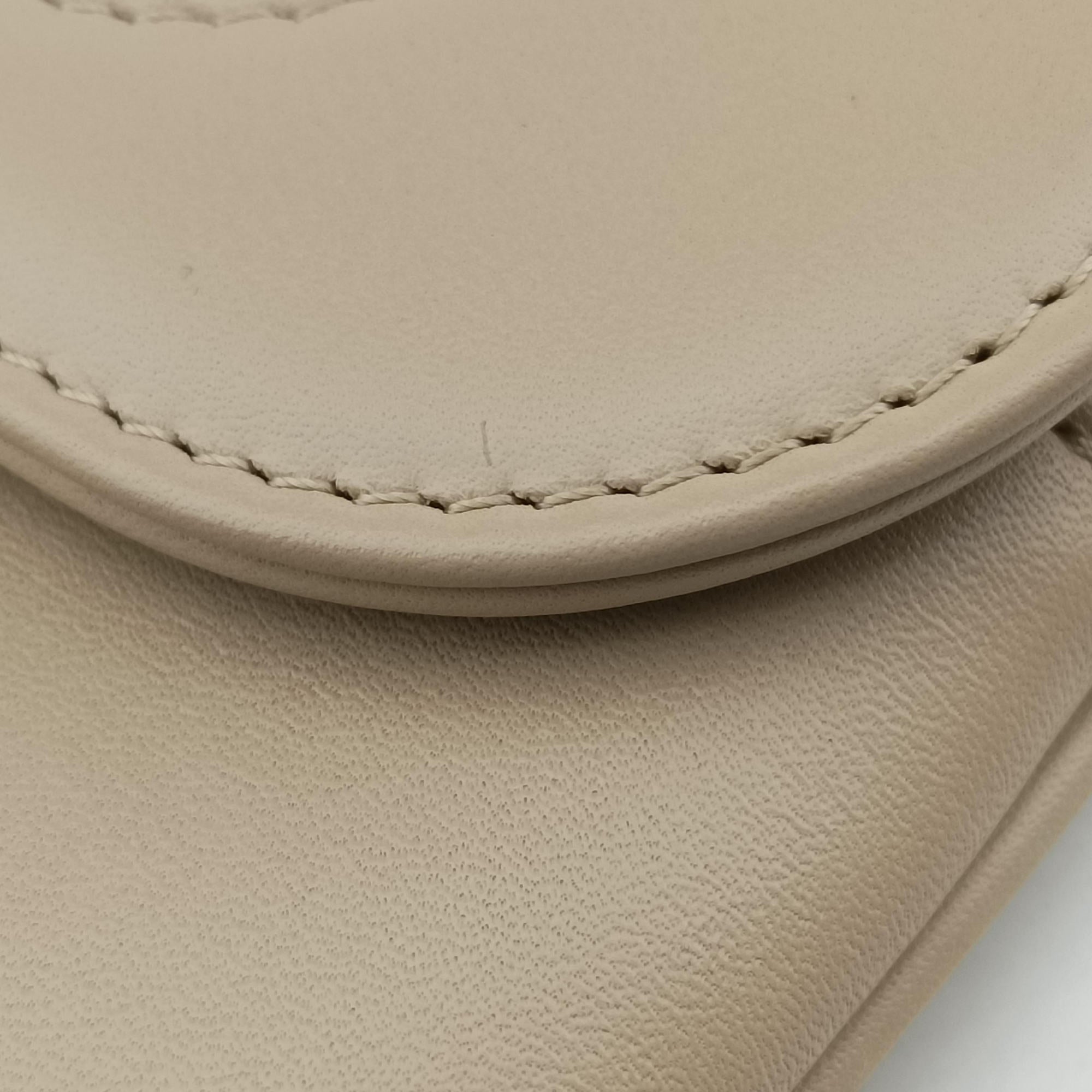 Pre-owned Christian Dior Diordouble Beige Leather  shoulderbag | stylenewstar