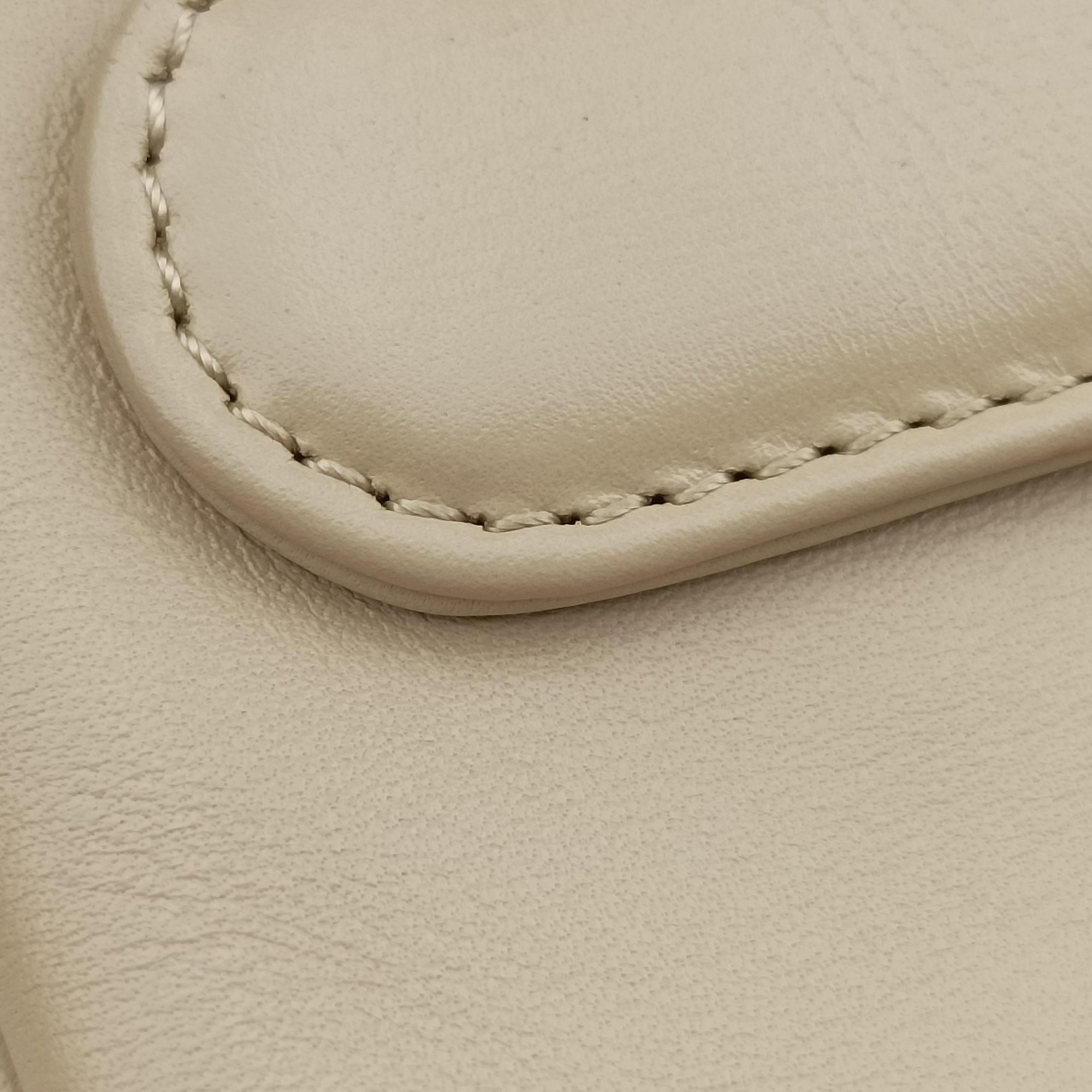 Pre-owned Christian Dior Diordouble Beige Leather  shoulderbag | stylenewstar