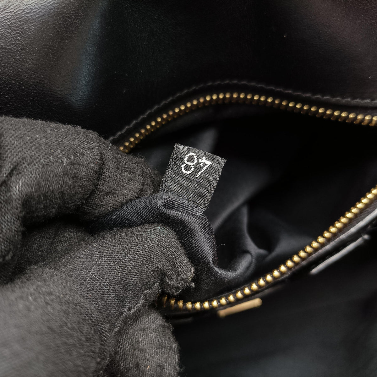 Pre-owned Dolce & Gabbana SICILY Black Leather×Crochet  shoulderbag | stylenewstar