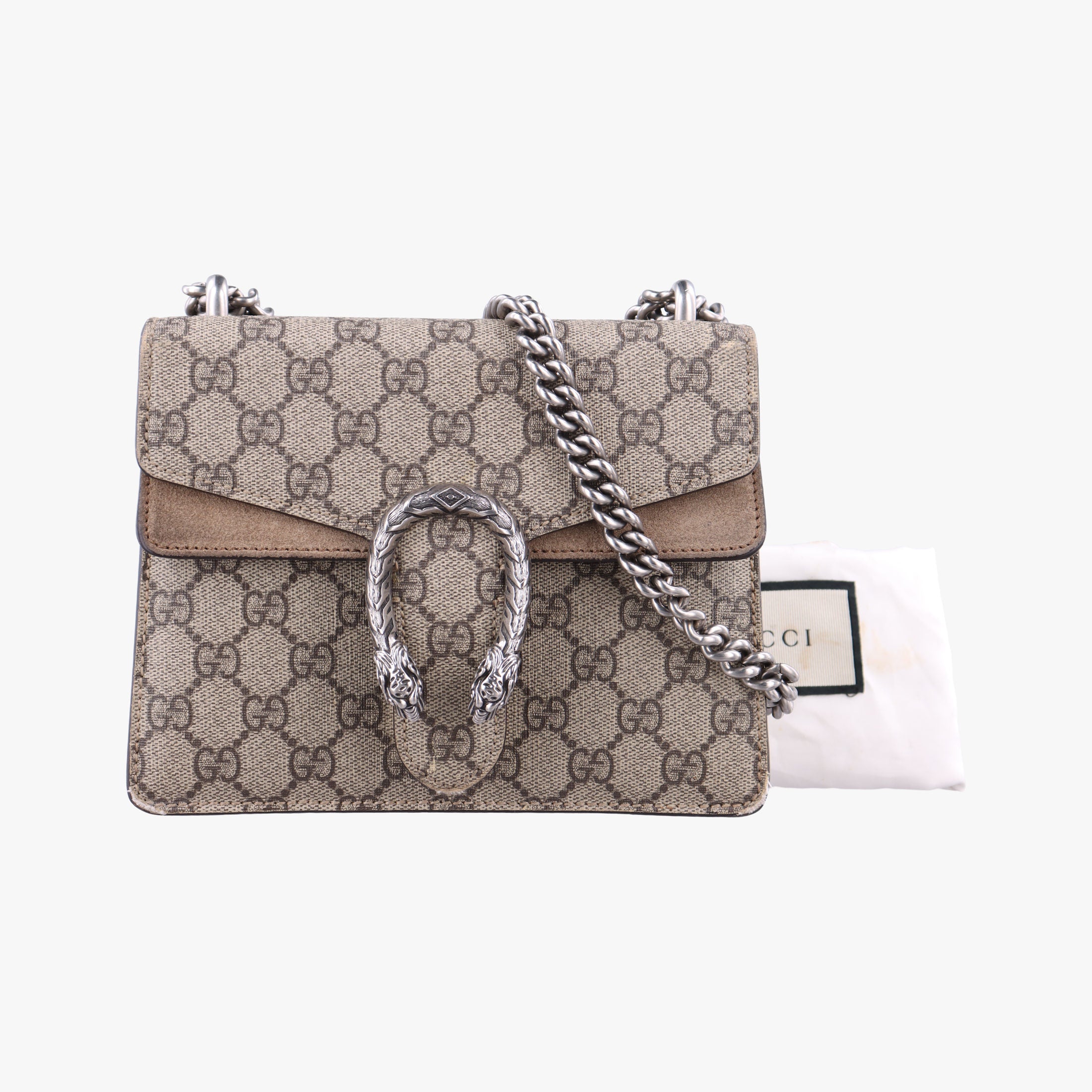 Vintage Gucci Dionysus Brown PVC coated canvas × suede 421970 shoulderbag | stylenewstar