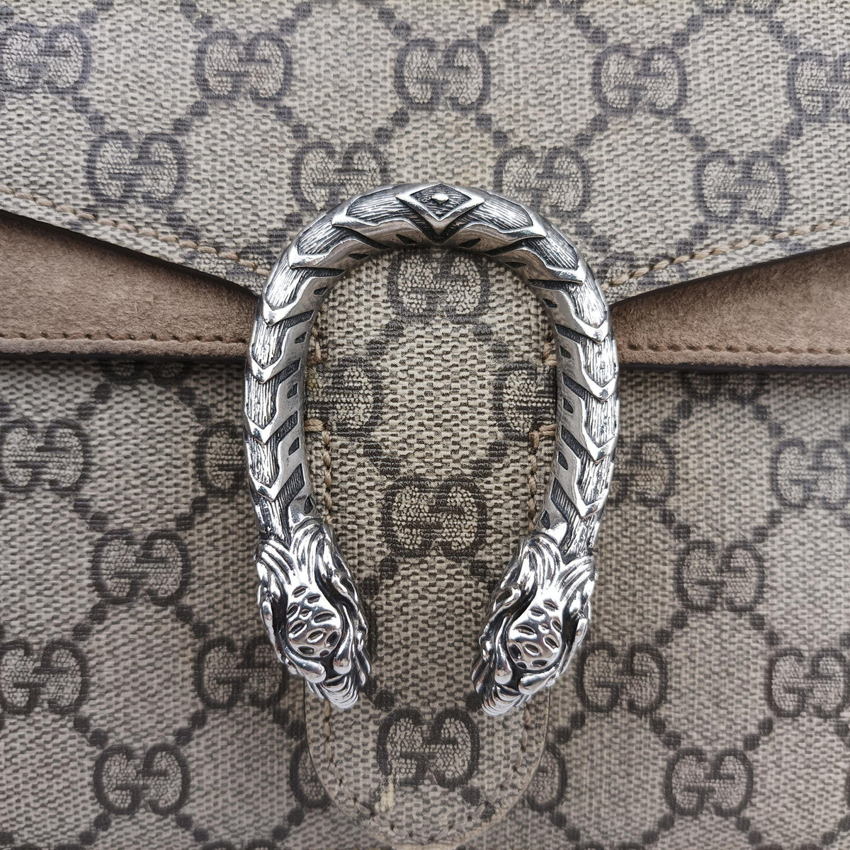 Vintage Gucci Dionysus Brown PVC coated canvas × suede 421970 shoulderbag | stylenewstar
