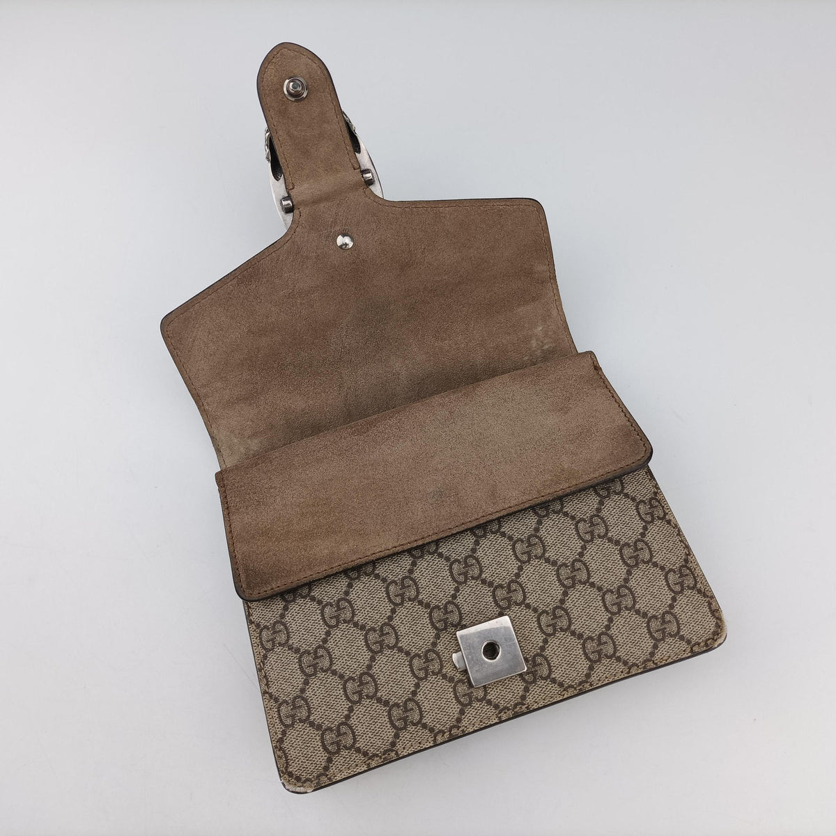 Vintage Gucci Dionysus Brown PVC coated canvas × suede 421970 shoulderbag | stylenewstar