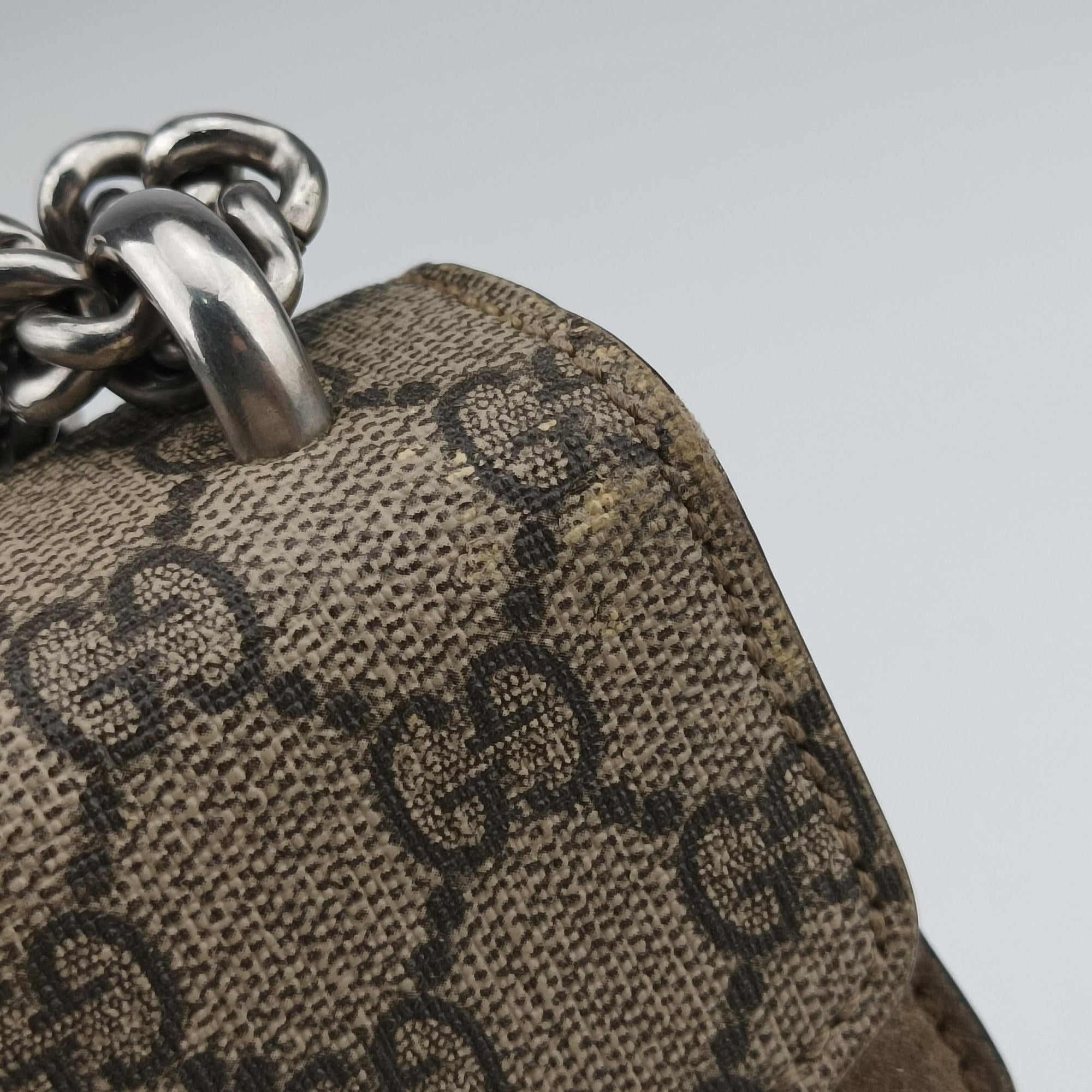 Vintage Gucci Dionysus Brown PVC coated canvas × suede 421970 shoulderbag | stylenewstar