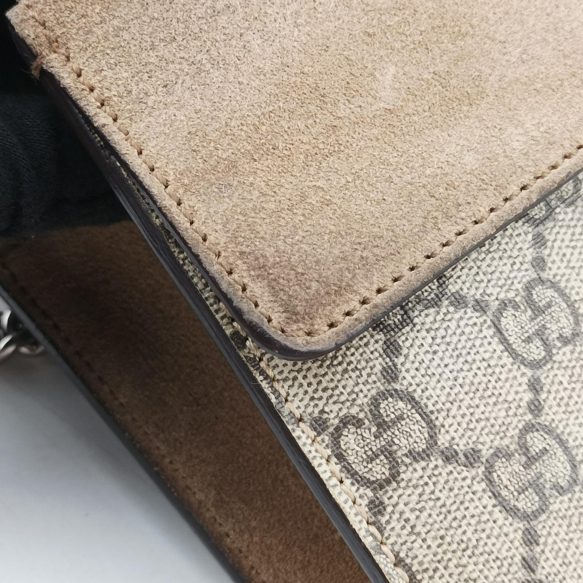 Vintage Gucci Dionysus Brown PVC coated canvas × suede 421970 shoulderbag | stylenewstar
